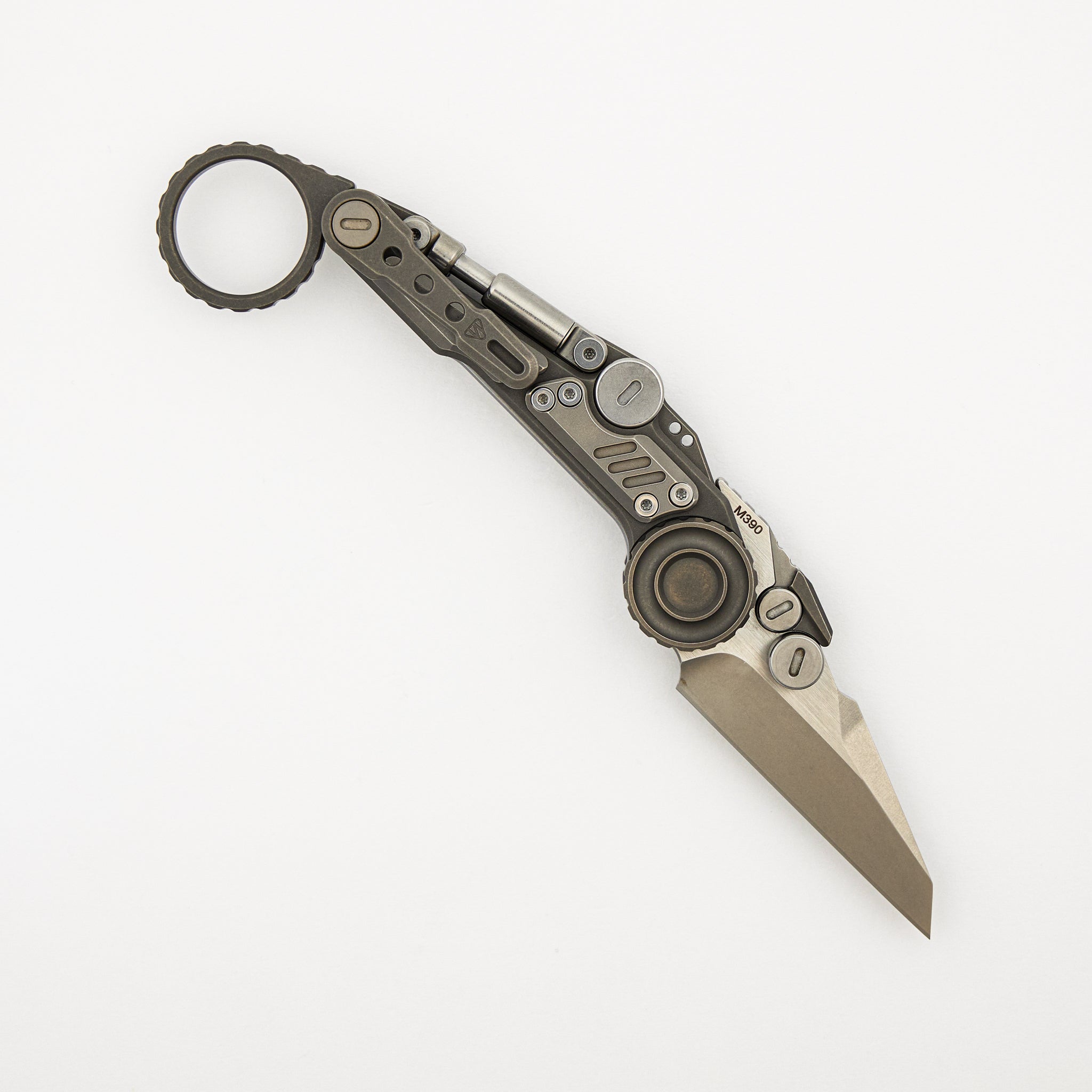 MT-11 Shuukaku - Stonewash Titanium Handle - M390 Blade