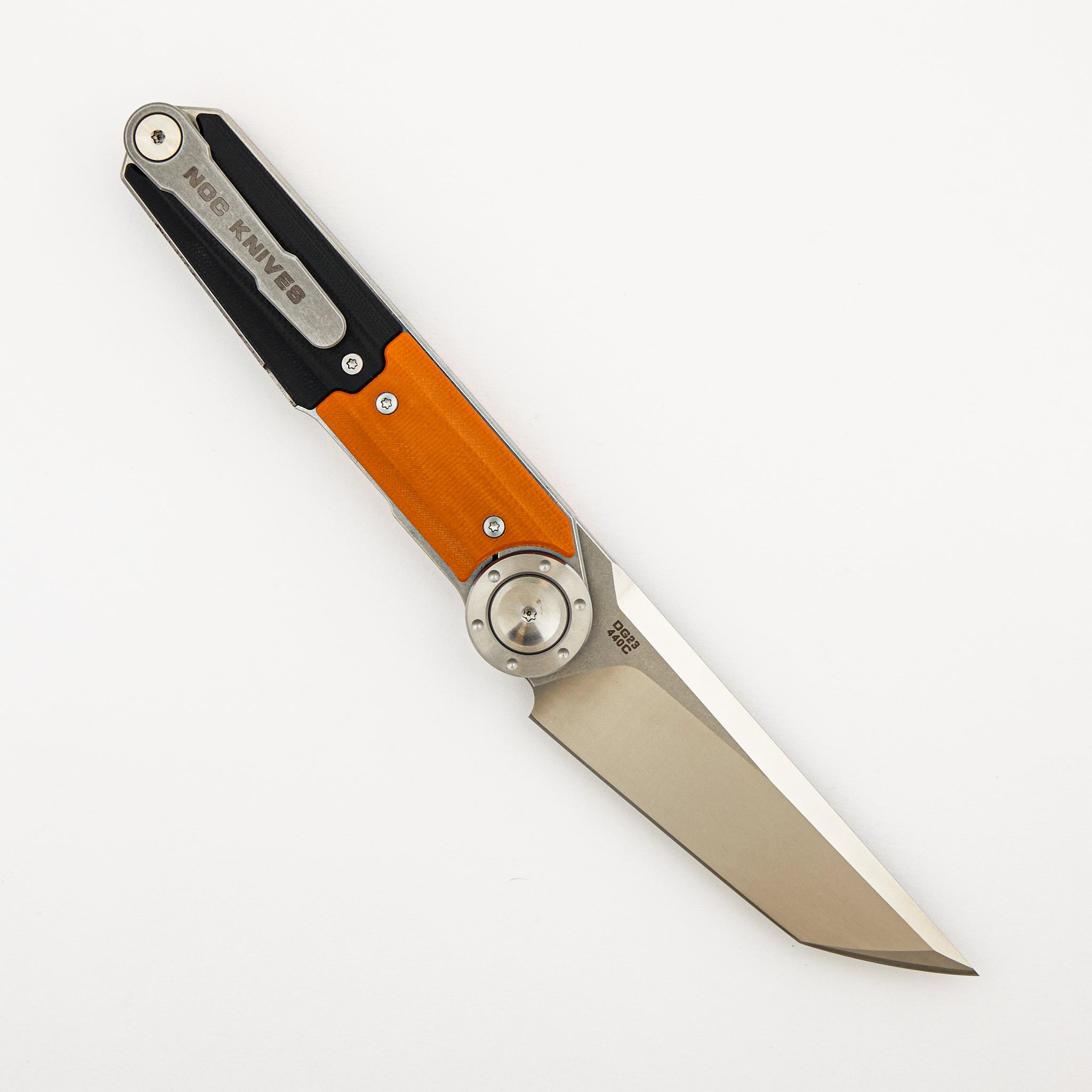 DG-23 - Orange & Black G10 Handle