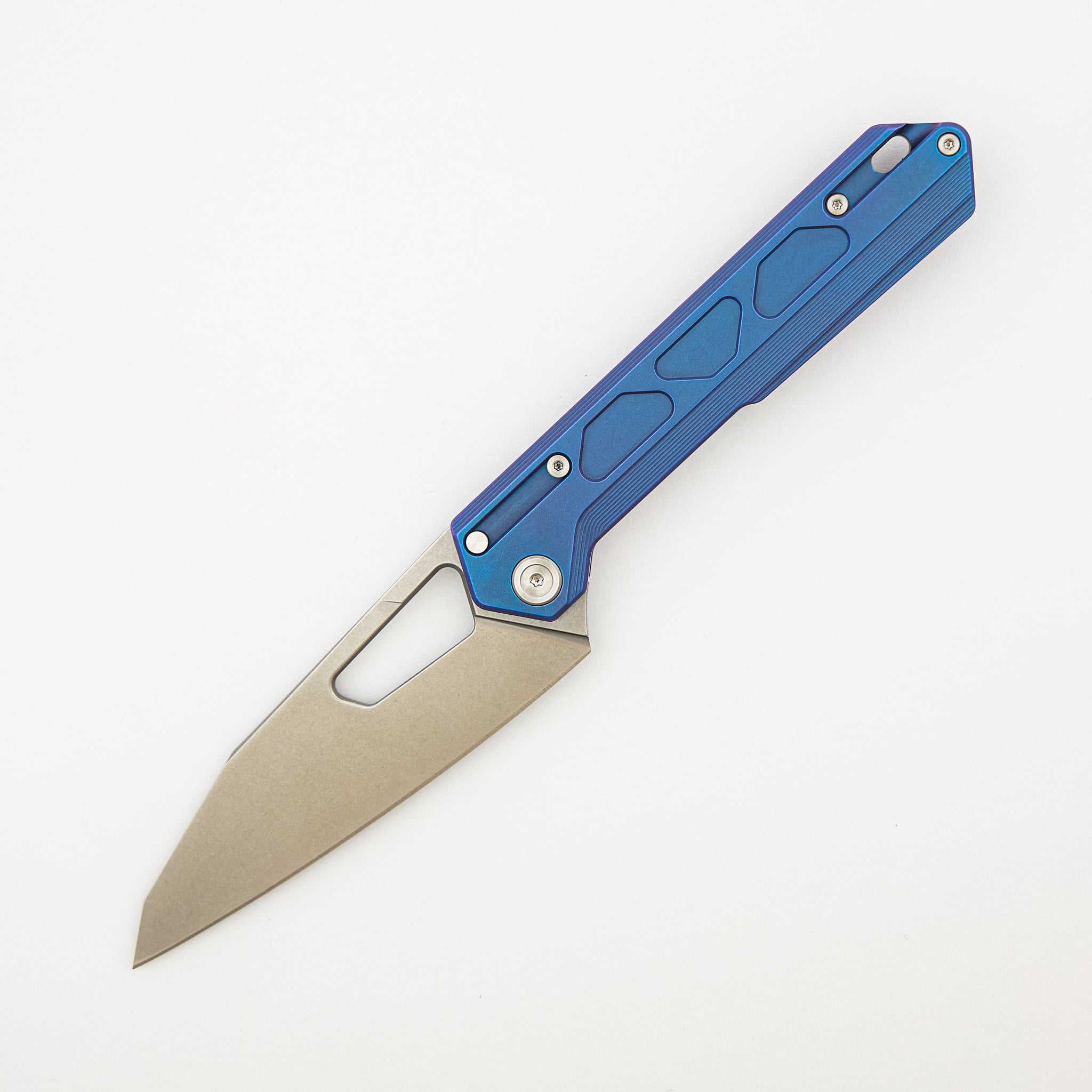 Tacray DT-03 - Blue Titanium Handle