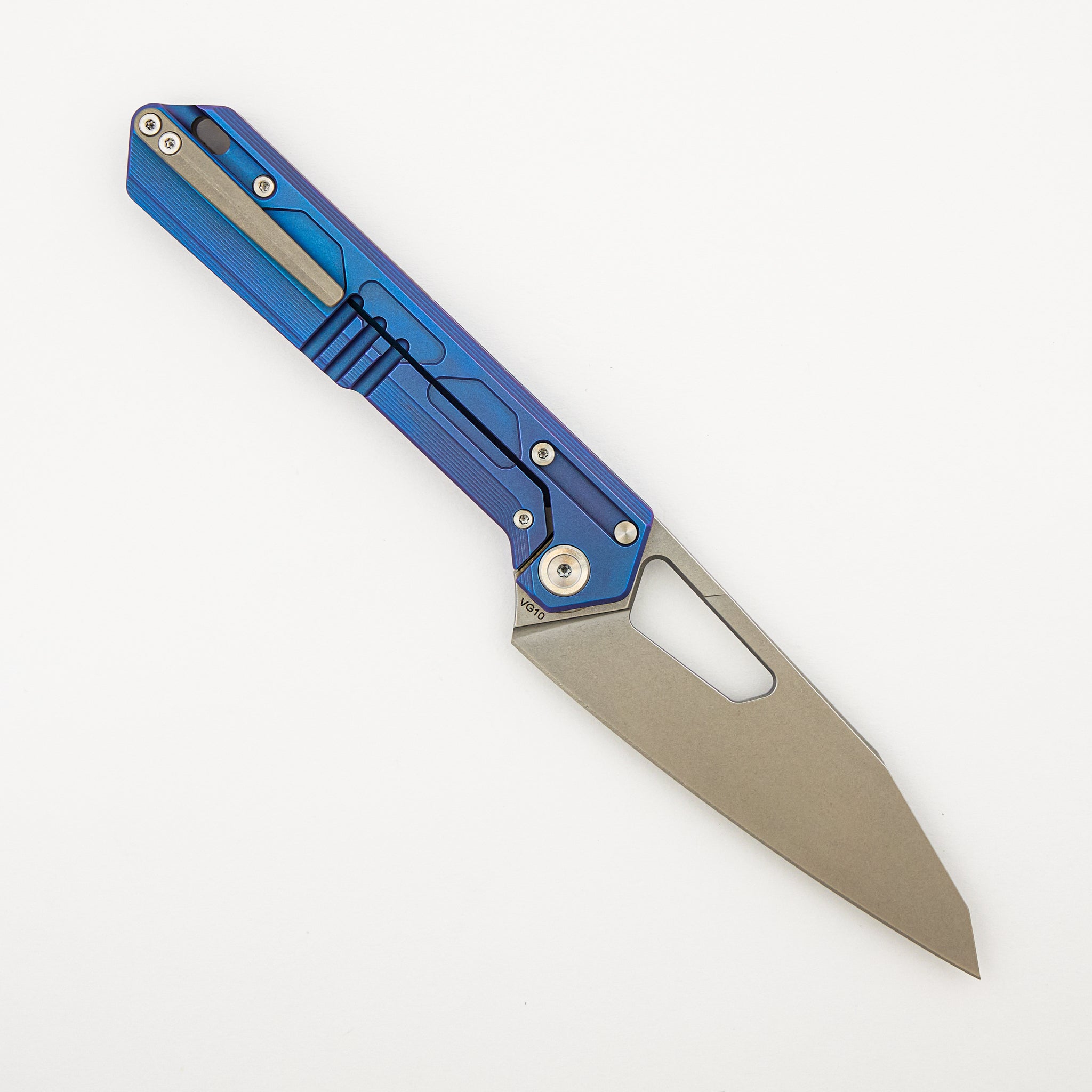 Tacray DT-03 - Blue Titanium Handle