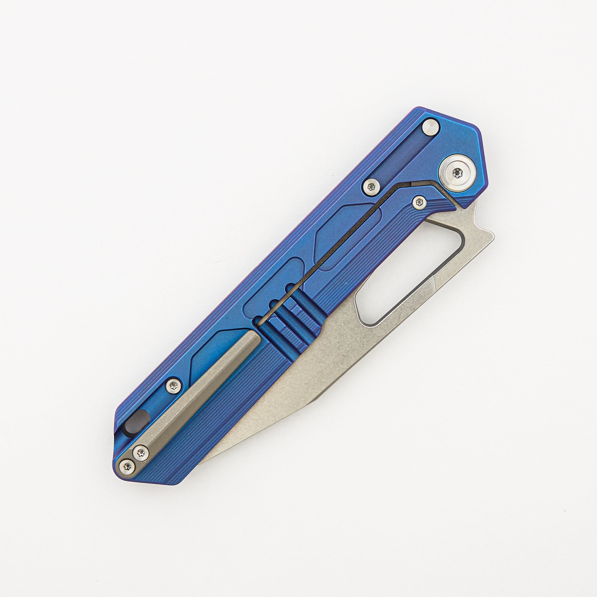 Tacray DT-03 - Blue Titanium Handle