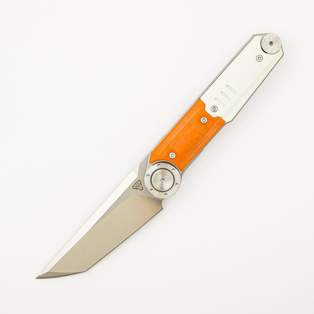 DG-23 - Orange & White G10 Handle