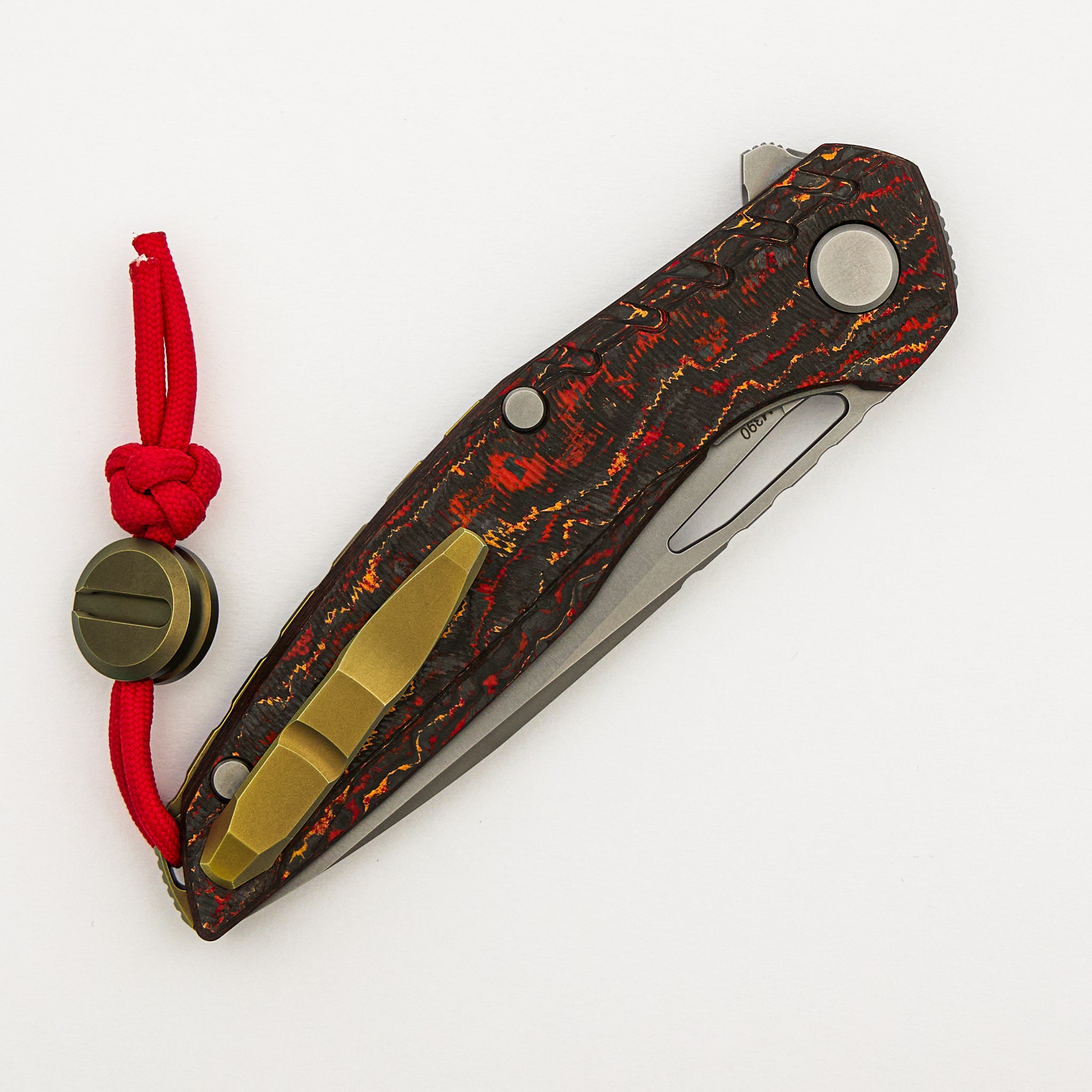 111 Ignis - "Phoenix Wing" TechnoCarbo Handle - M390 Blade - MRBS