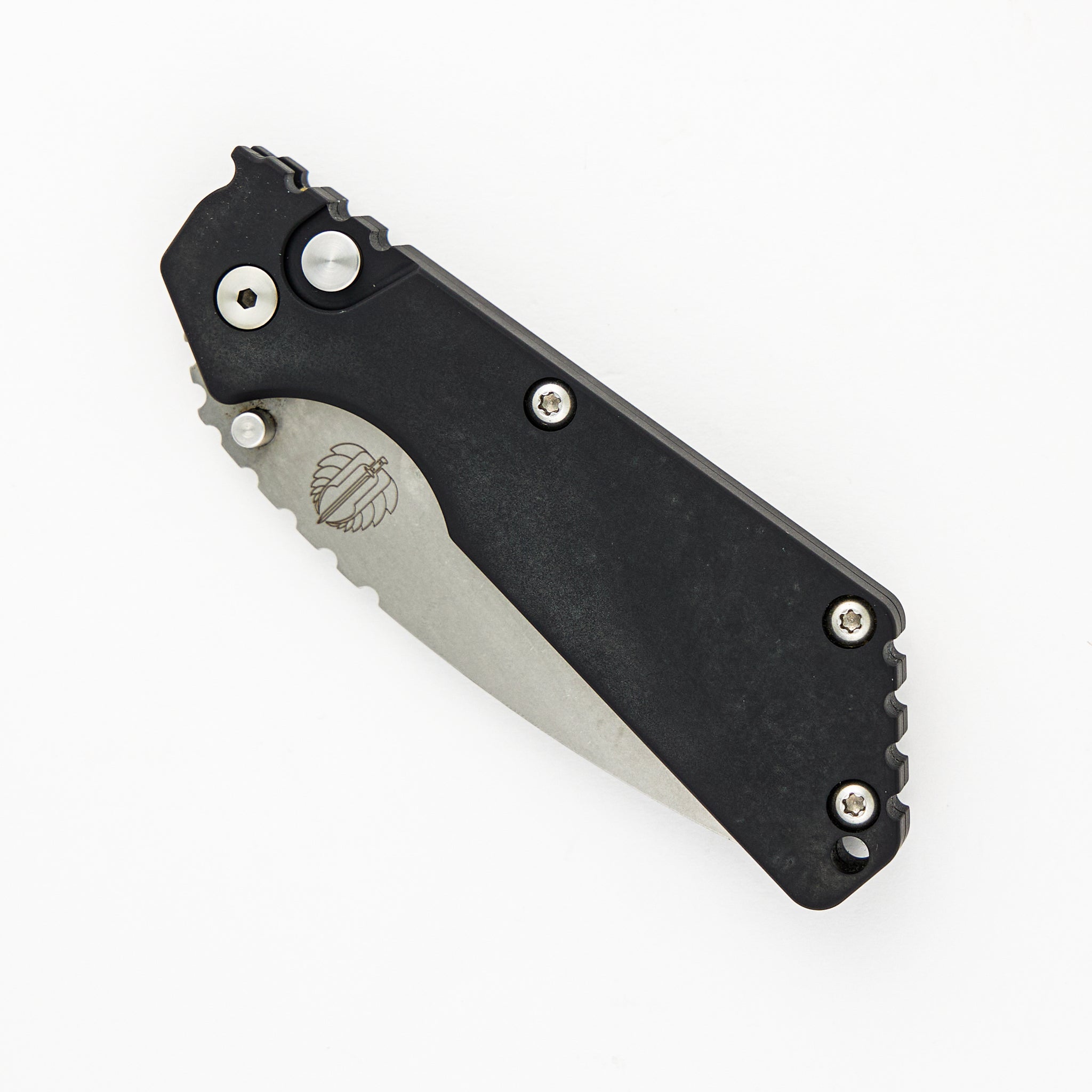 SNG Auto - Black Aluminum Handle - 154CM Blade