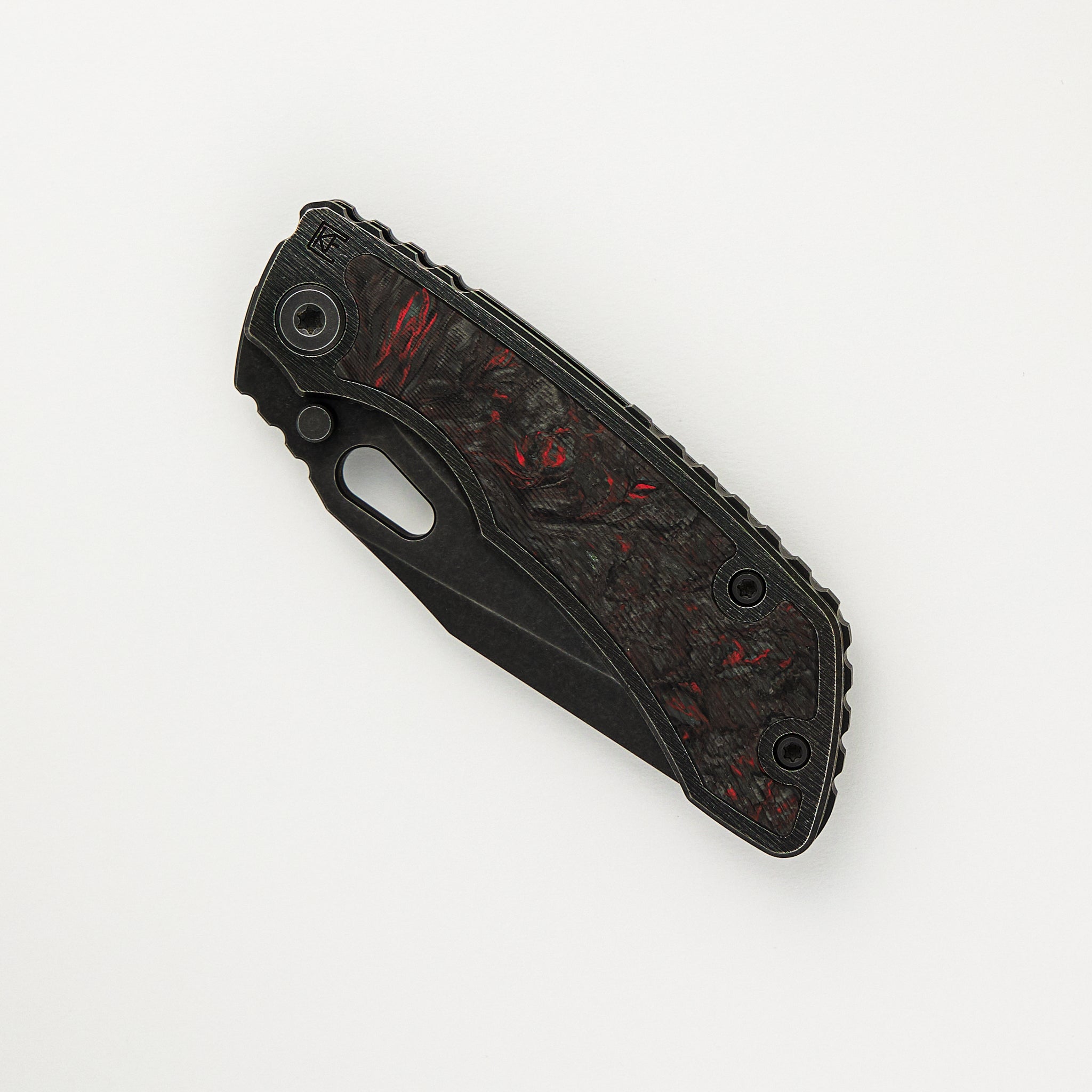 Custom Knife Factory / Jon Sorensen Design Evo-4 / Evo-T - S90V - Carbon Fiber Inlays