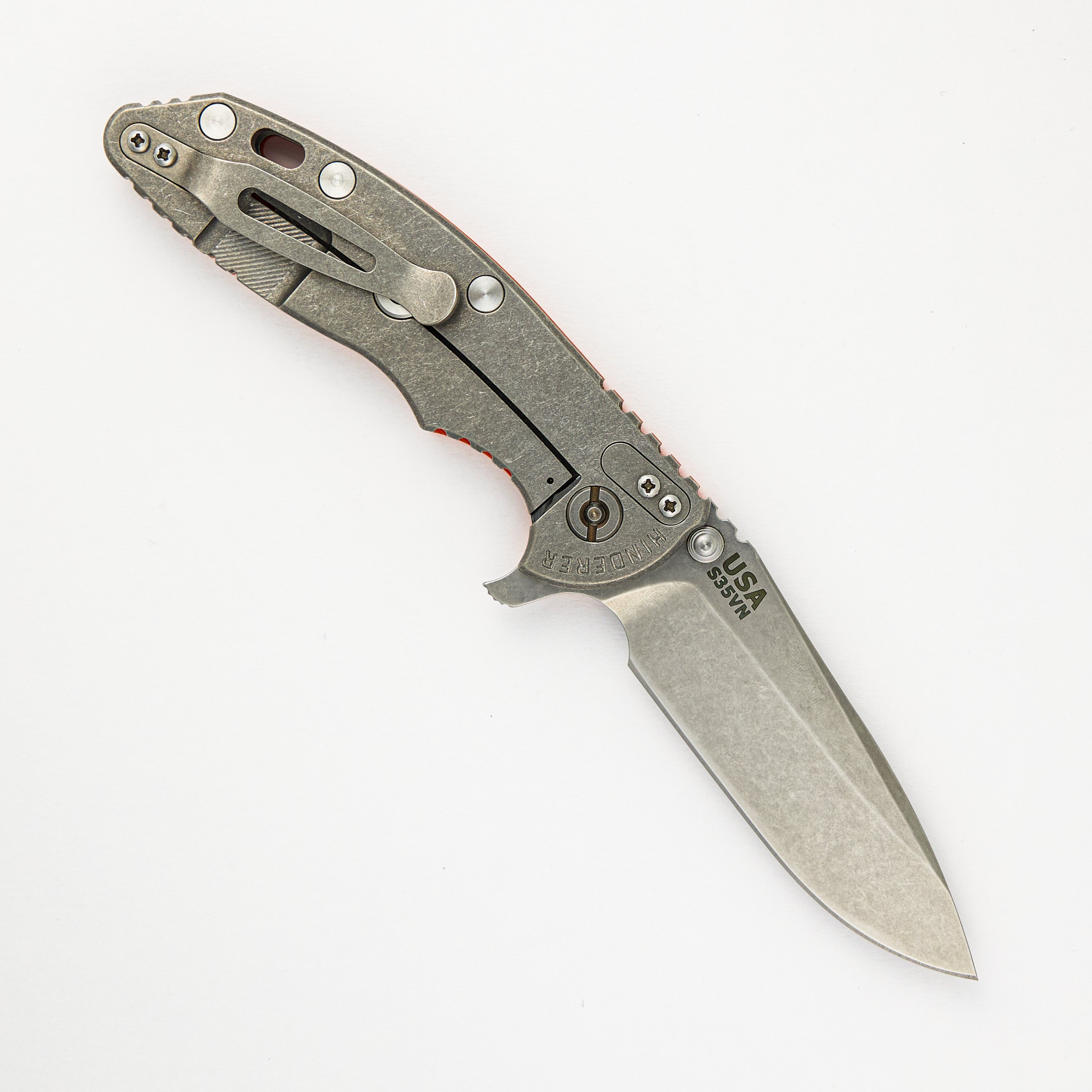 XM-18 3.5″ – Stonewash – Orange G10