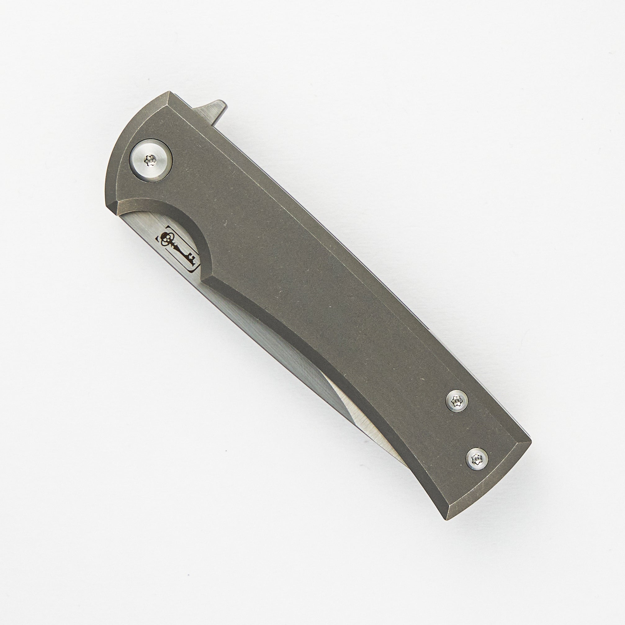 LIBERATION STREET FLIPPER – TITANIUM HANDLE – DROP POINT M390 BLADE