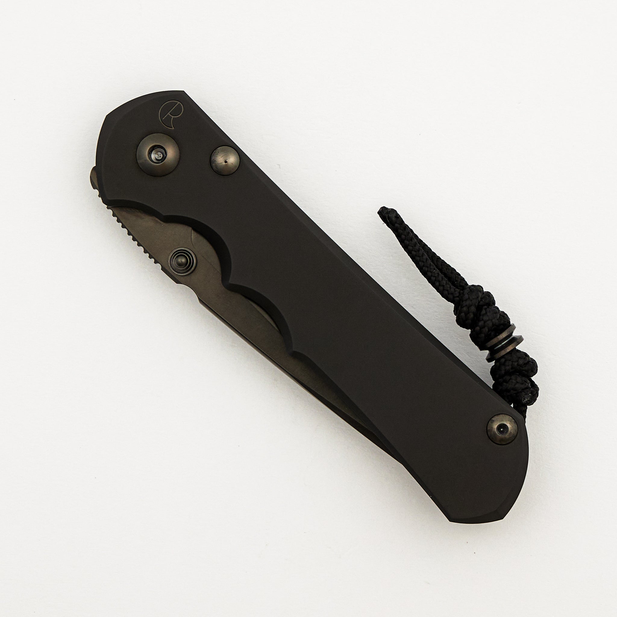Large Inkosi - Black DLC - Tanto Black DLC MagnaCut Blade - Black DLC Hardware - MIM Clip