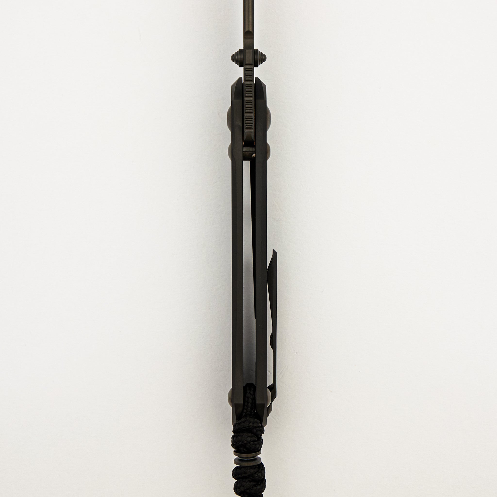 Large Inkosi - Black DLC - Tanto Black DLC MagnaCut Blade - Black DLC Hardware - MIM Clip