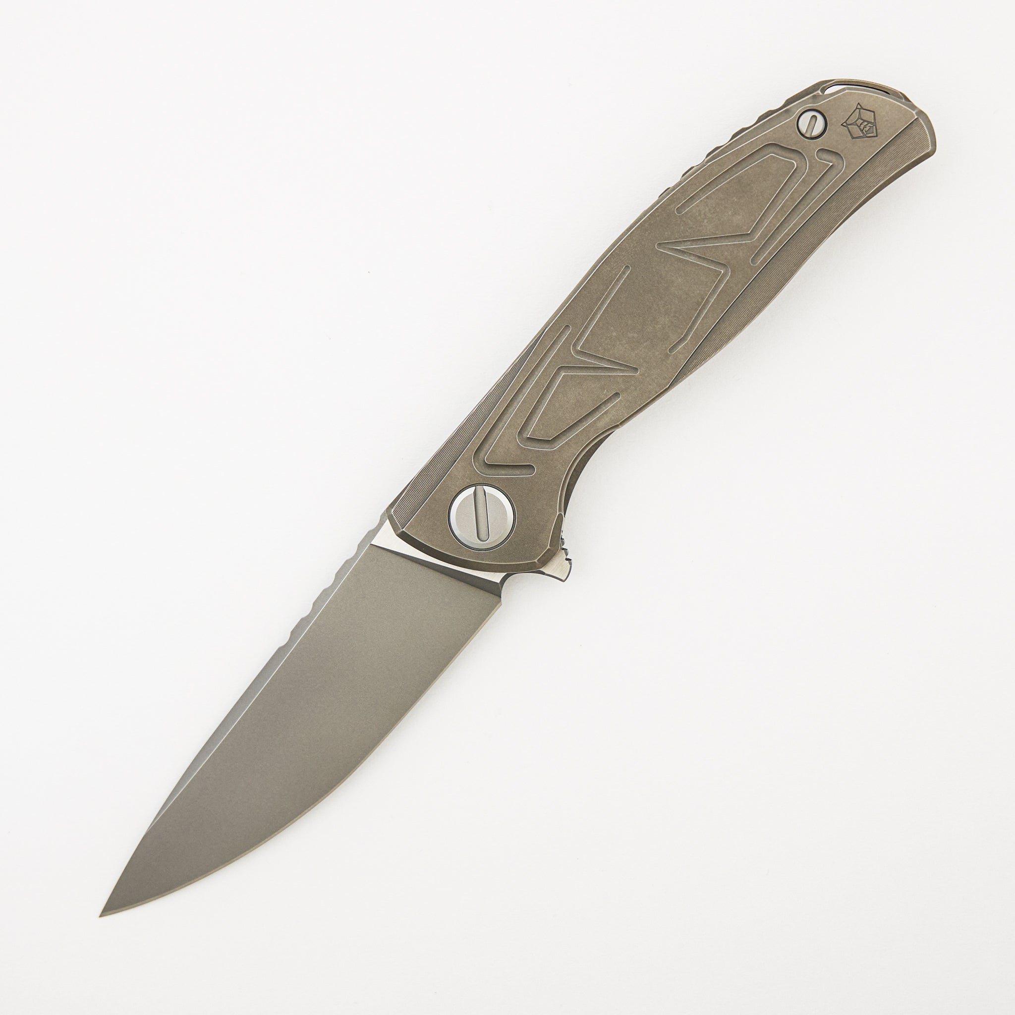 F95 Braces - S90V Blade - Titanium Handle - Washers