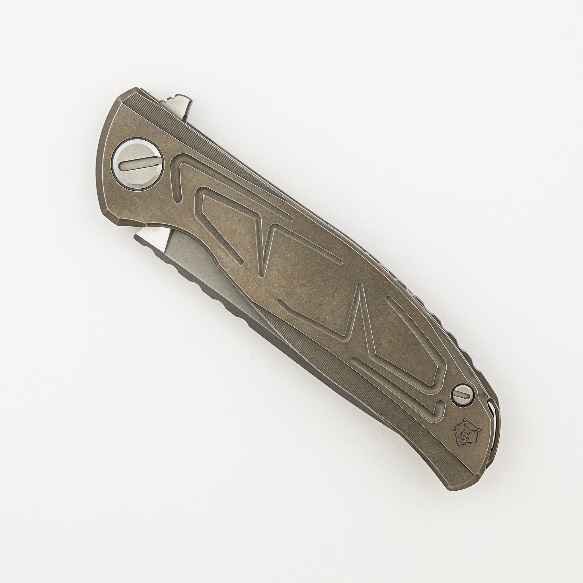 F95 Braces - S90V Blade - Titanium Handle - Washers