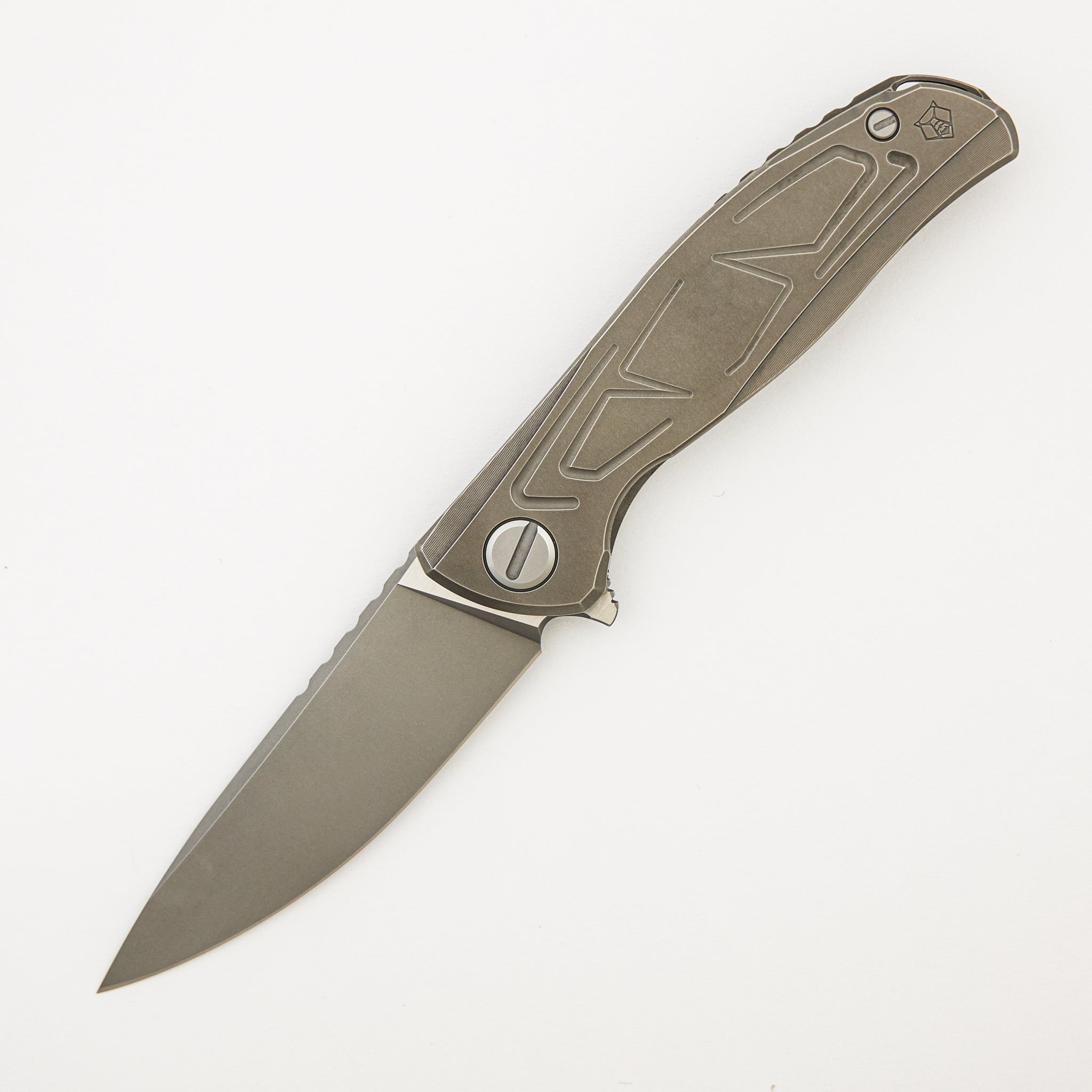 F95 Braces - S90V Blade - Titanium Handle - Washers
