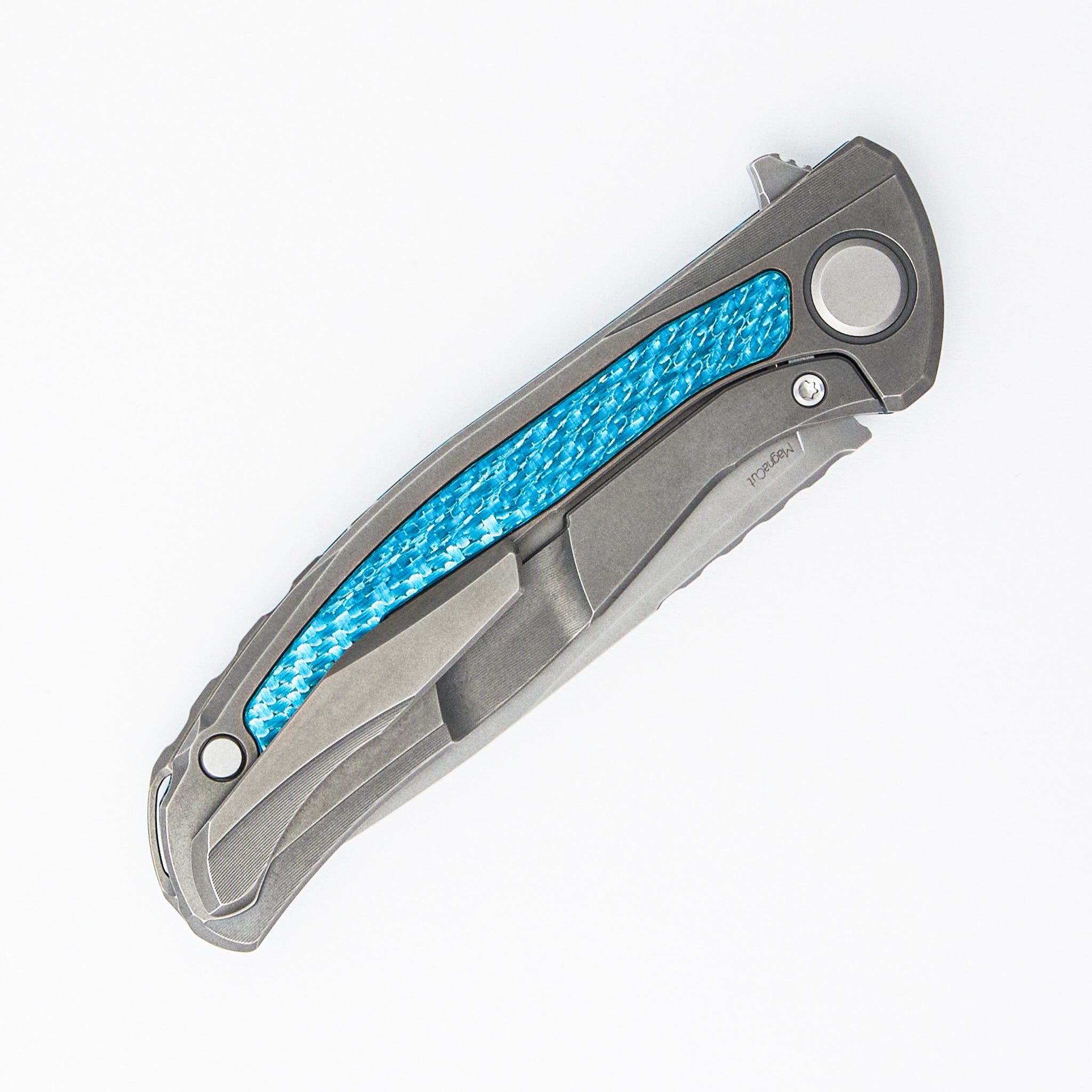 Hati - MagnaCut Blade - Teal Alutex/Titanium Handle - MRBS
