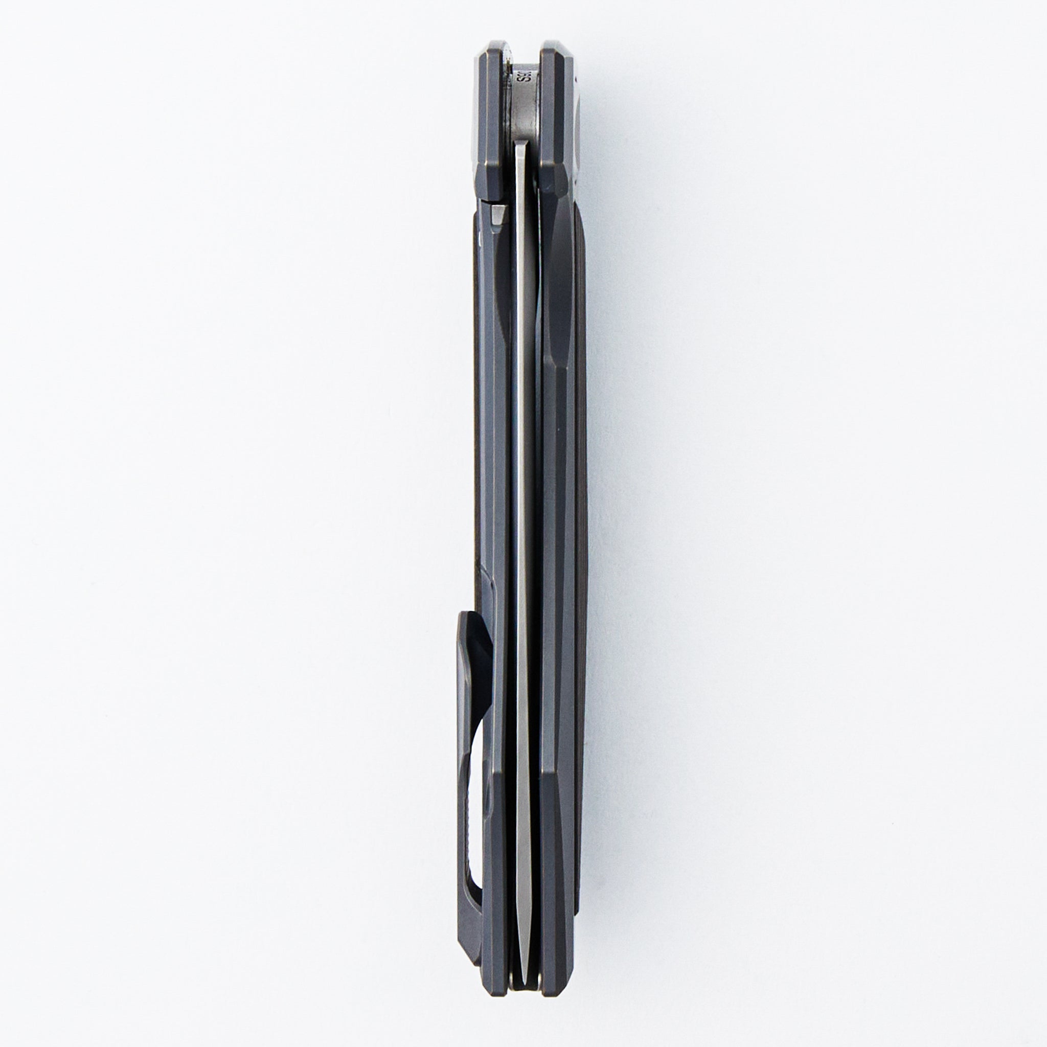 Molten KMP (RKMP) - S90V Blade - Titanium/Lava & Ash CarboTi Handle - SRRBS (Charles Marlowe Design)