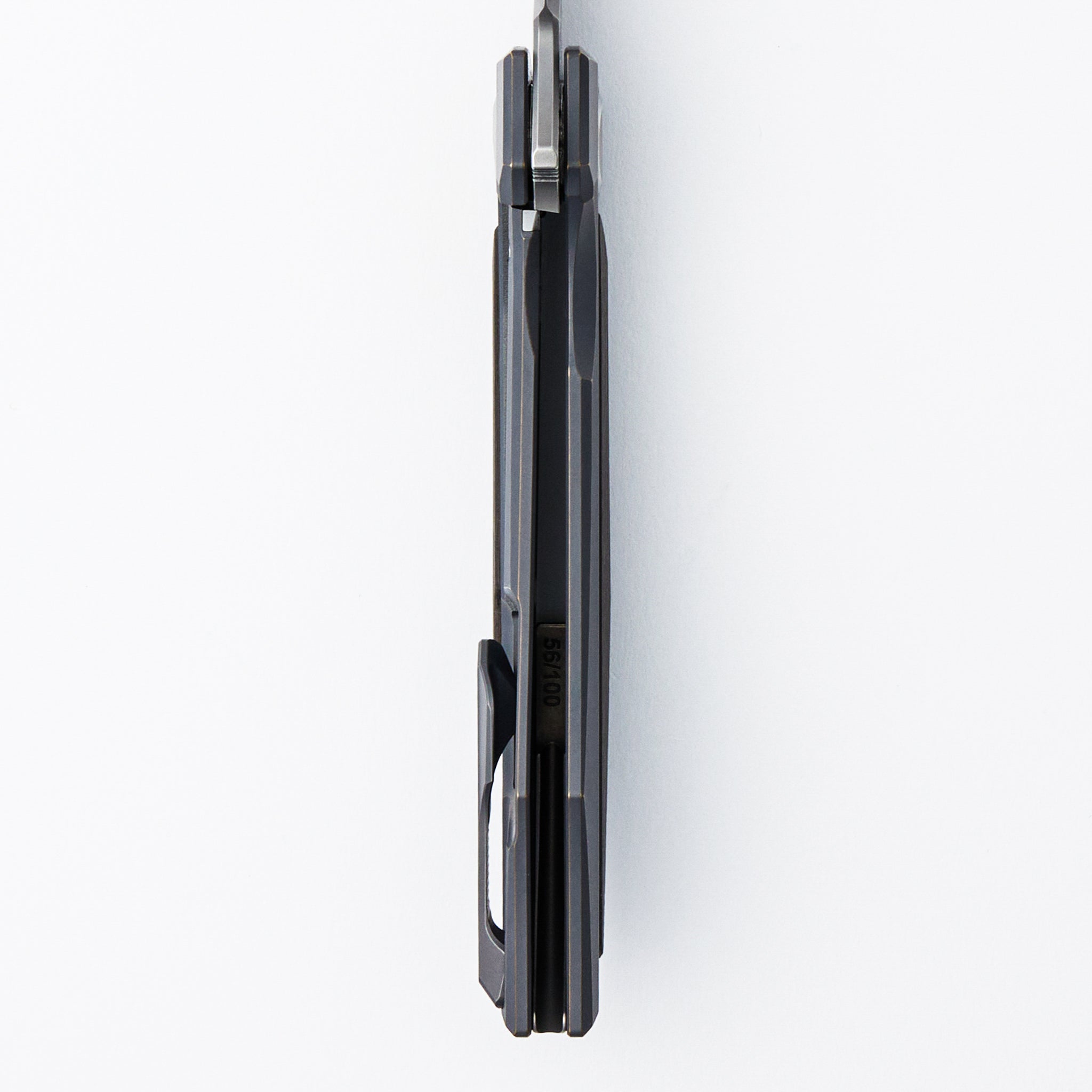 Molten KMP (RKMP) - S90V Blade - Titanium/Lava & Ash CarboTi Handle - SRRBS (Charles Marlowe Design)
