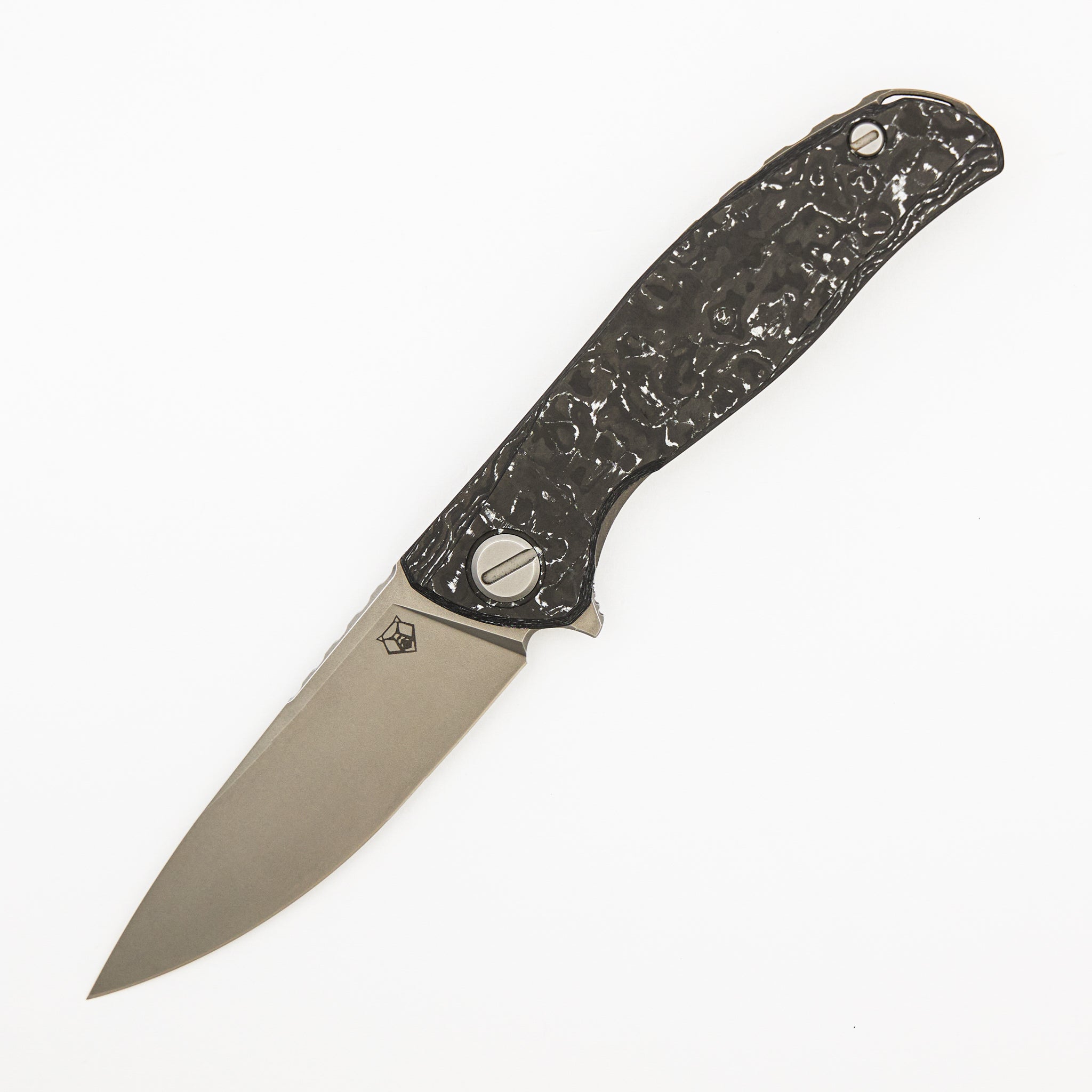 Hati Gen 3 - LVCKS Exclusive - M398 Blade - Marbled Carbon Fiber Handle - MRBS