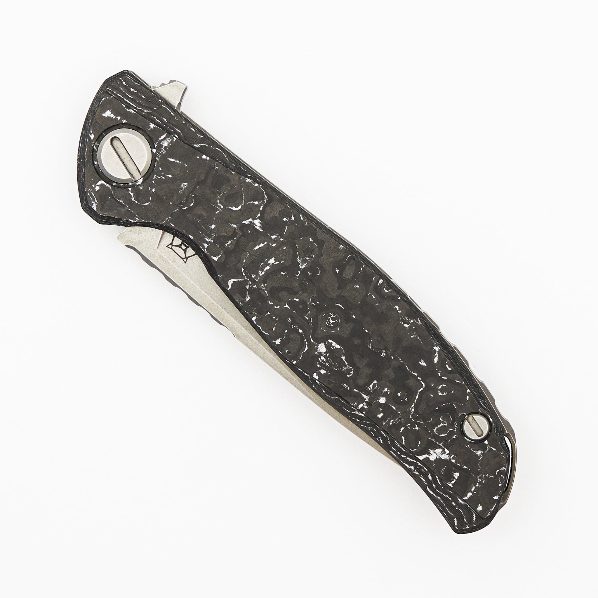 Hati Gen 3 - LVCKS Exclusive - M398 Blade - Marbled Carbon Fiber Handle - MRBS