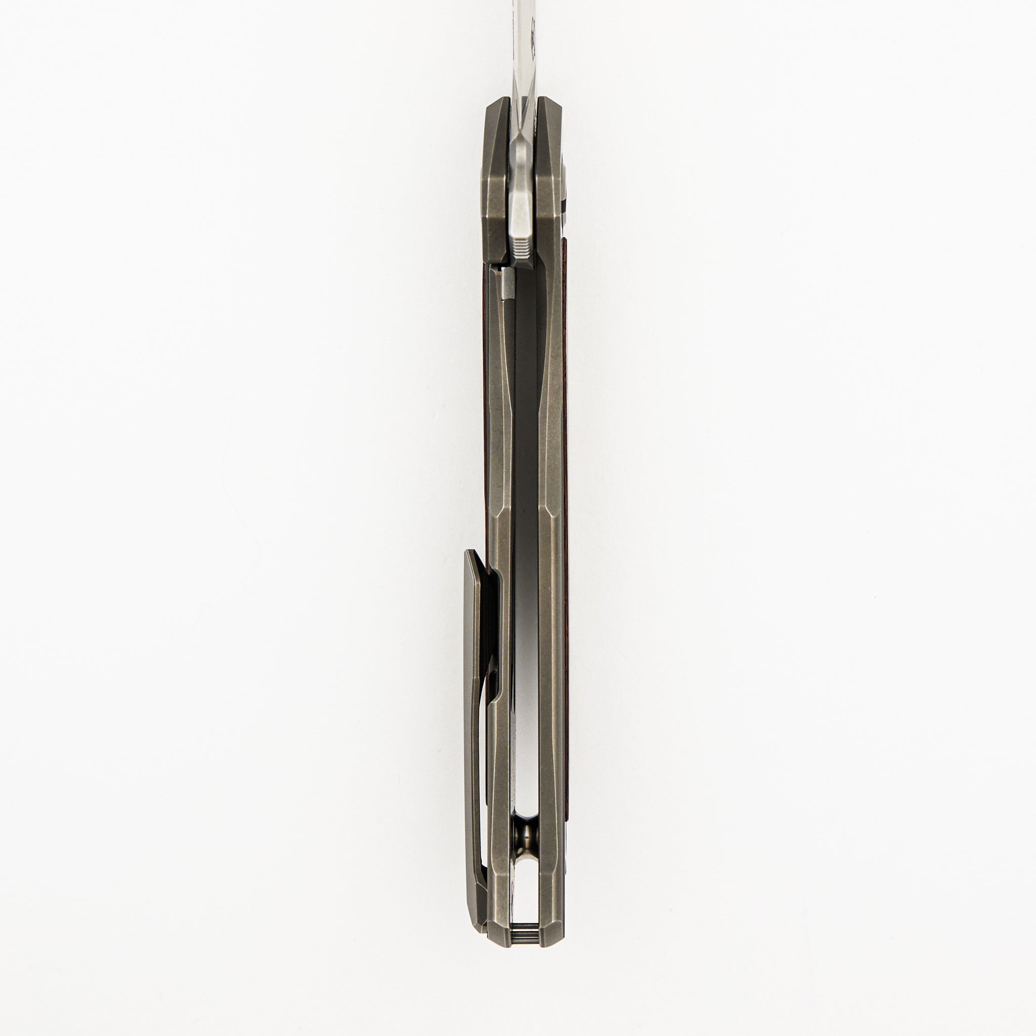 Ursus Quantum - Cromax PM Blade - Titanium Handle - Wood Inlay - SRBS