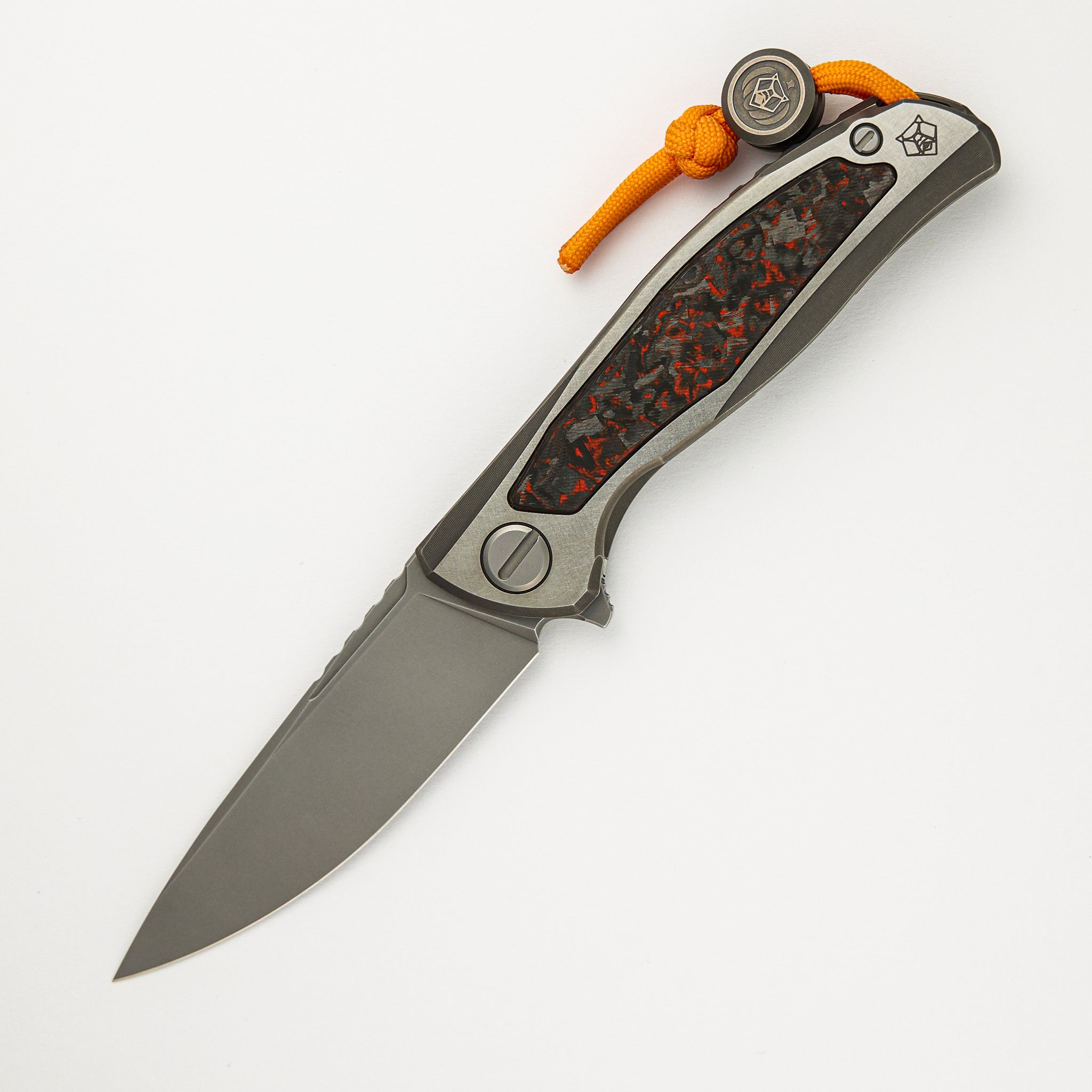 Shirogorov F95NL Gen. 5 Halloween Special Edition - M390 Blade - Halloween TechnoCarbo Inlays - MRBS