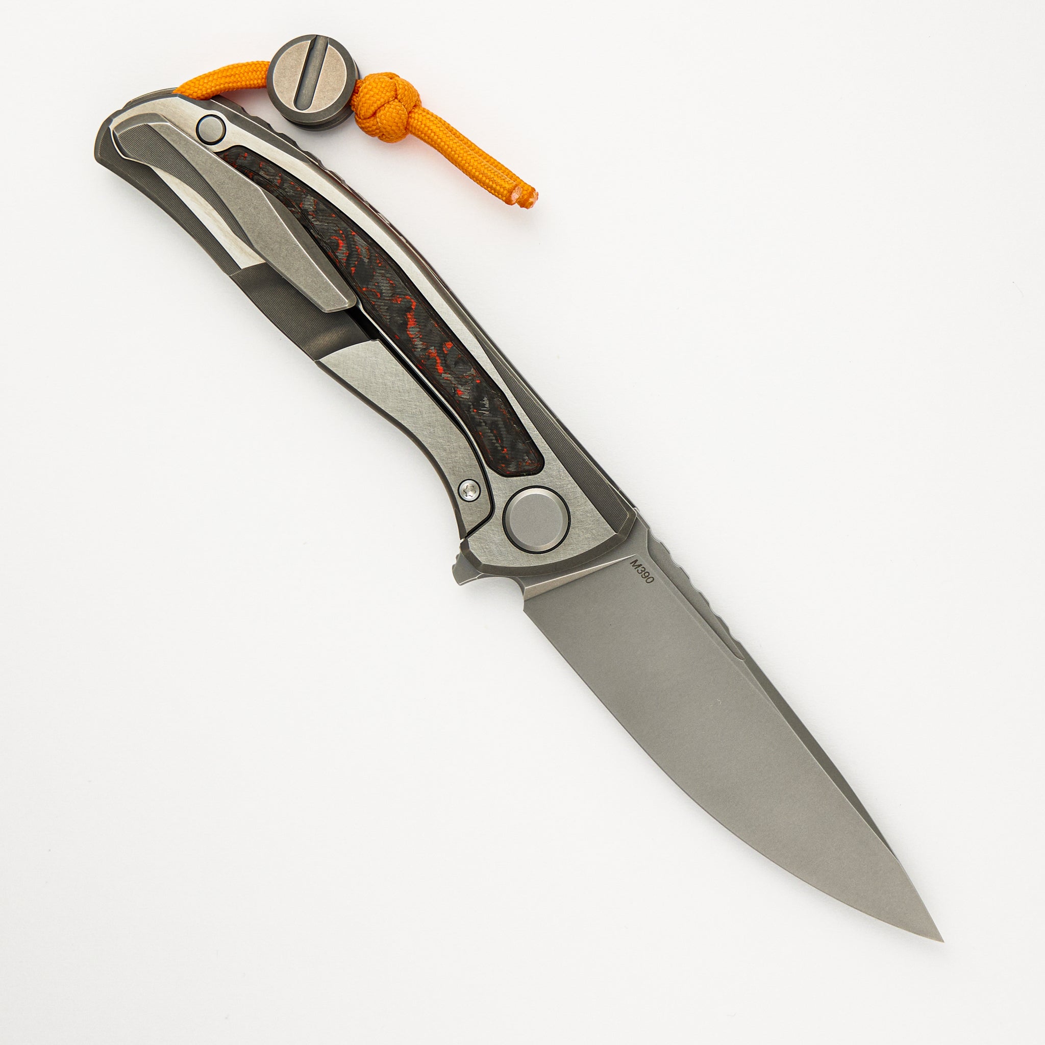 Shirogorov F95NL Gen. 5 Halloween Special Edition - M390 Blade - Halloween TechnoCarbo Inlays - MRBS