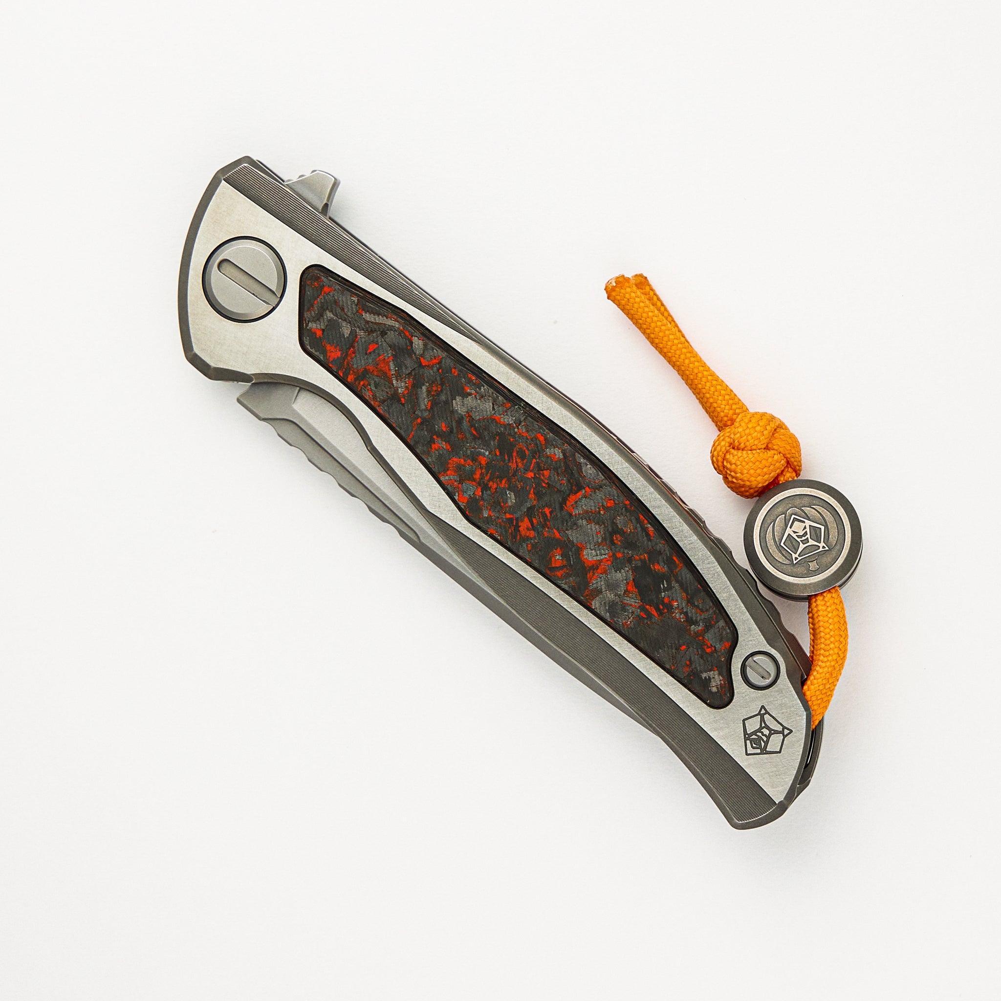 Shirogorov F95NL Gen. 5 Halloween Special Edition - M390 Blade - Halloween TechnoCarbo Inlays - MRBS