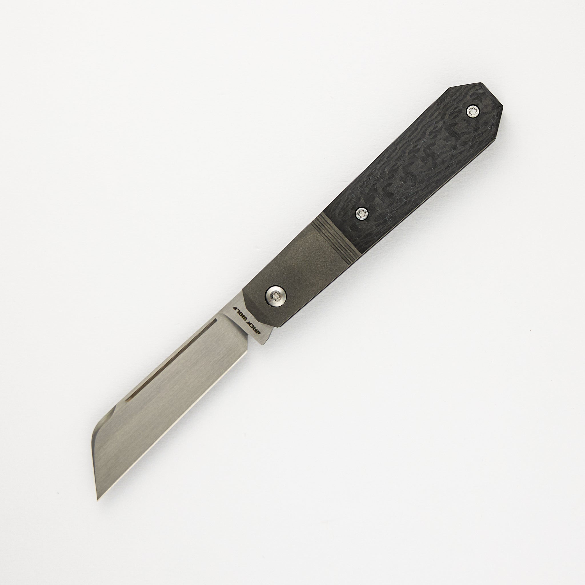 Jack Wolf Knives Midnight Jack - Twill Carbon Fiber