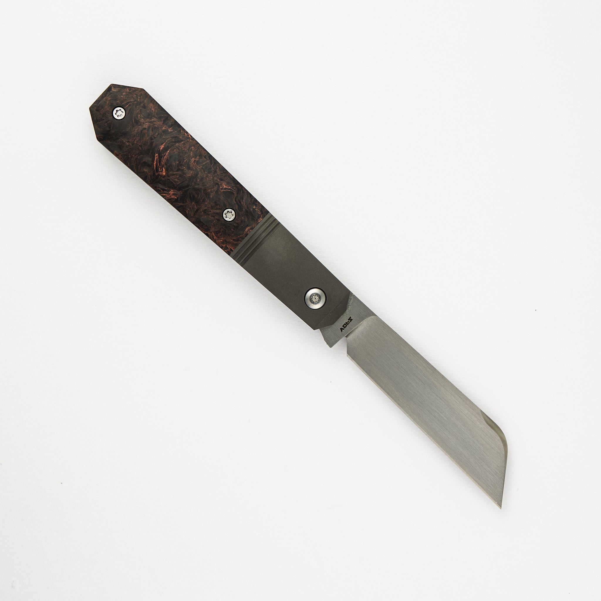 Jack Wolf Knives Midnight Jack - Fat Carbon Dark Matter Copper