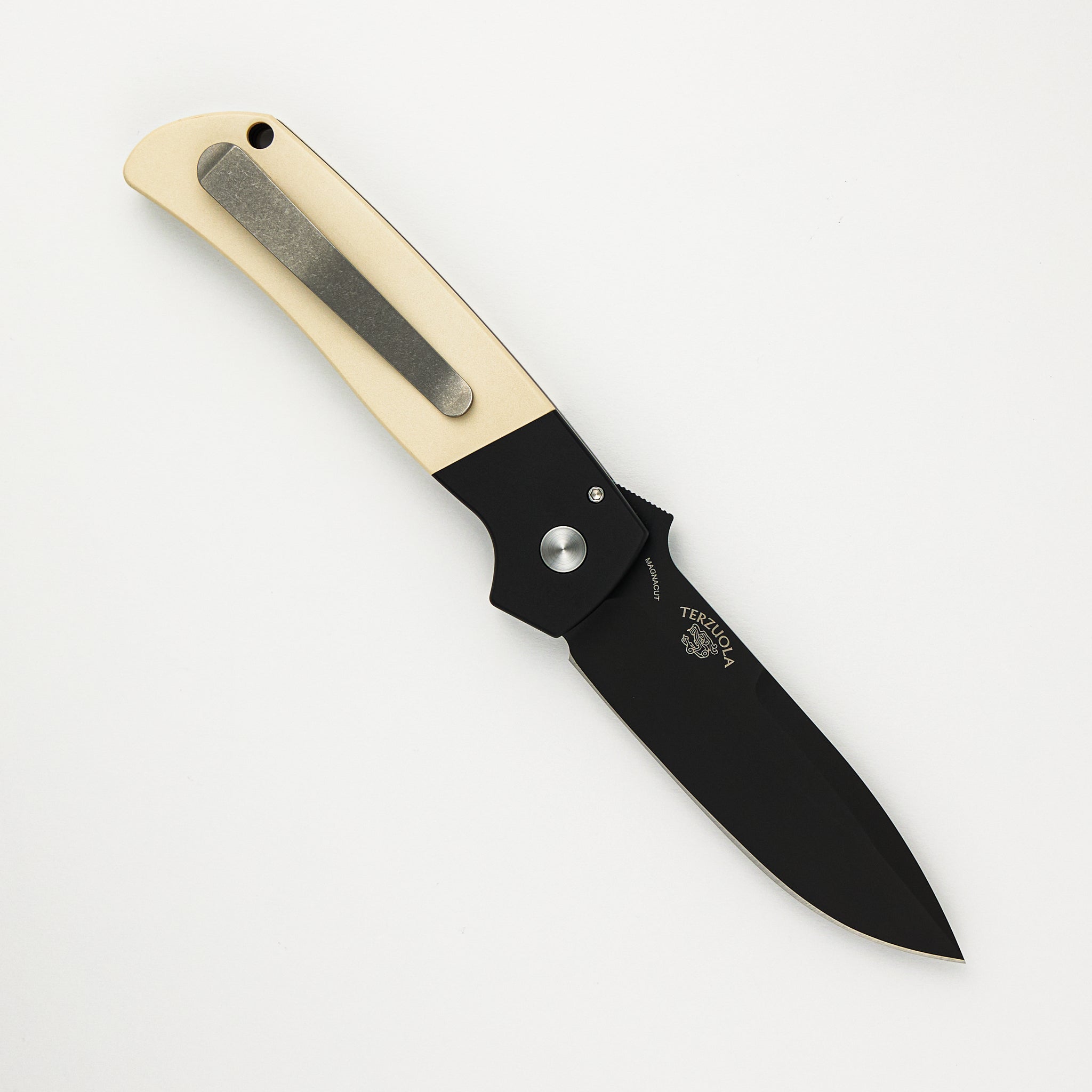 Pro-Tech Knives Terzuola ATCF Auto BT2752 - "Tuxedo" Handle - MagnaCut Blade