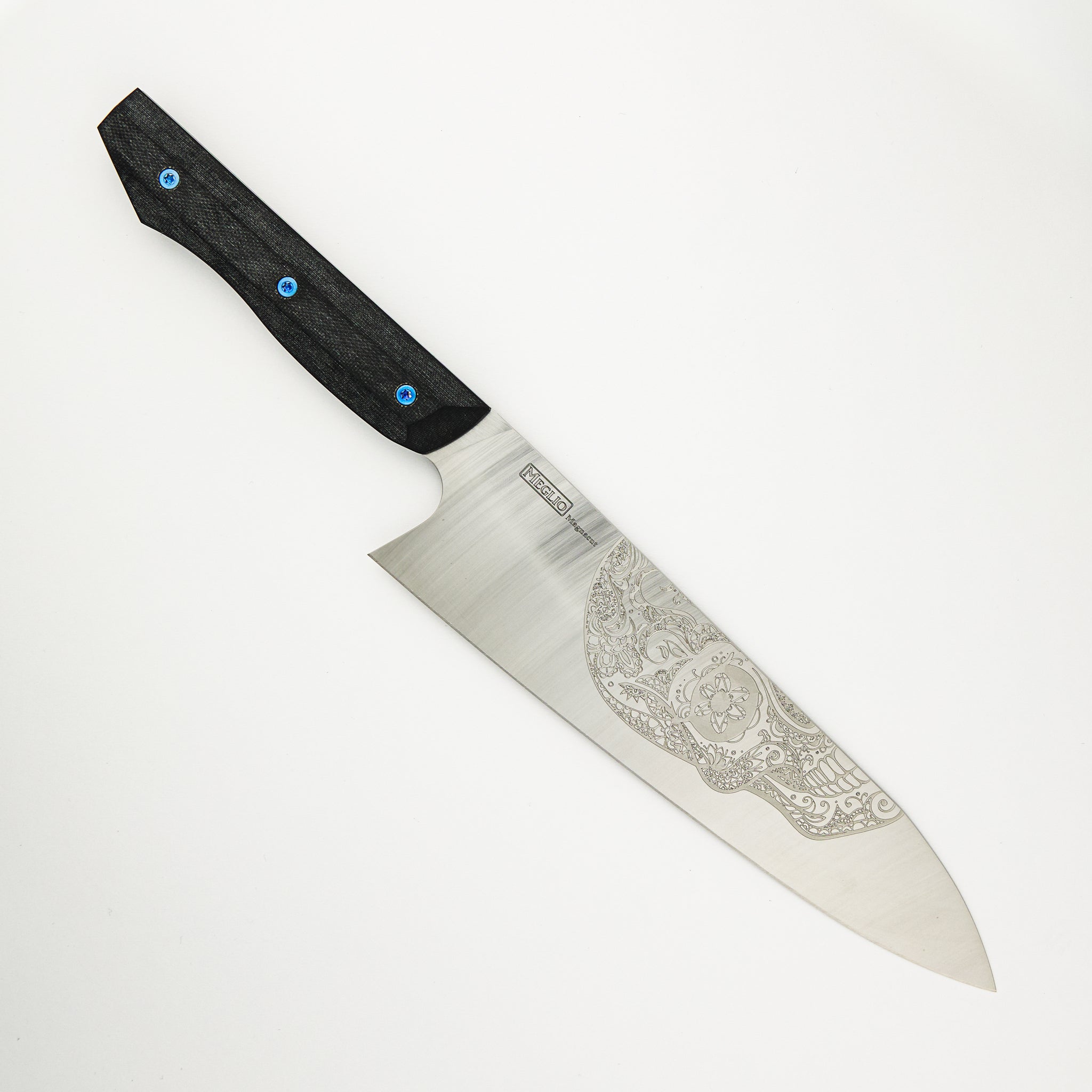 Meglio Knives Sugar Skull Gyuto