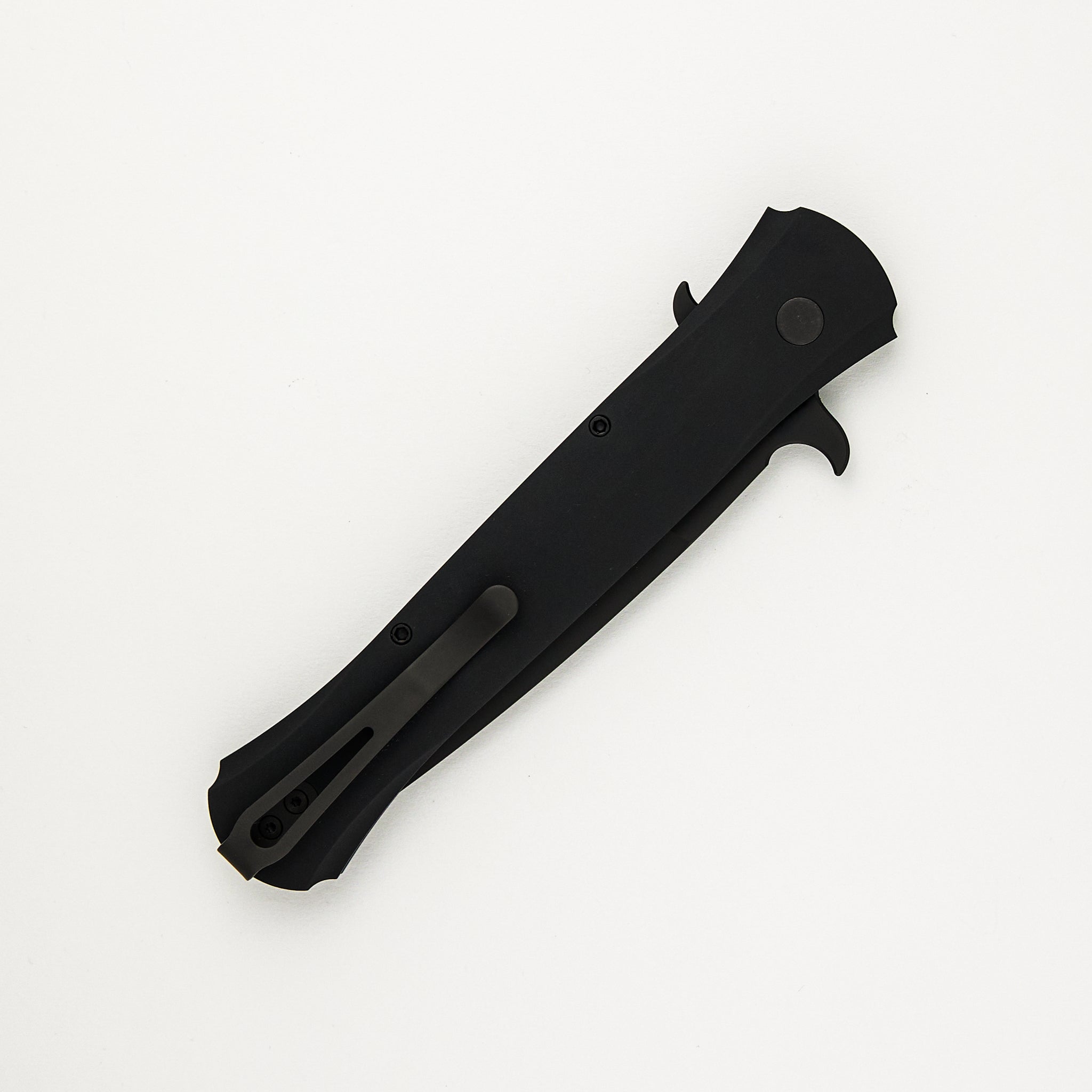 Pro-Tech Knives Large Don - 1921-LTD - Black Handle - DLC Black 154CM Blade