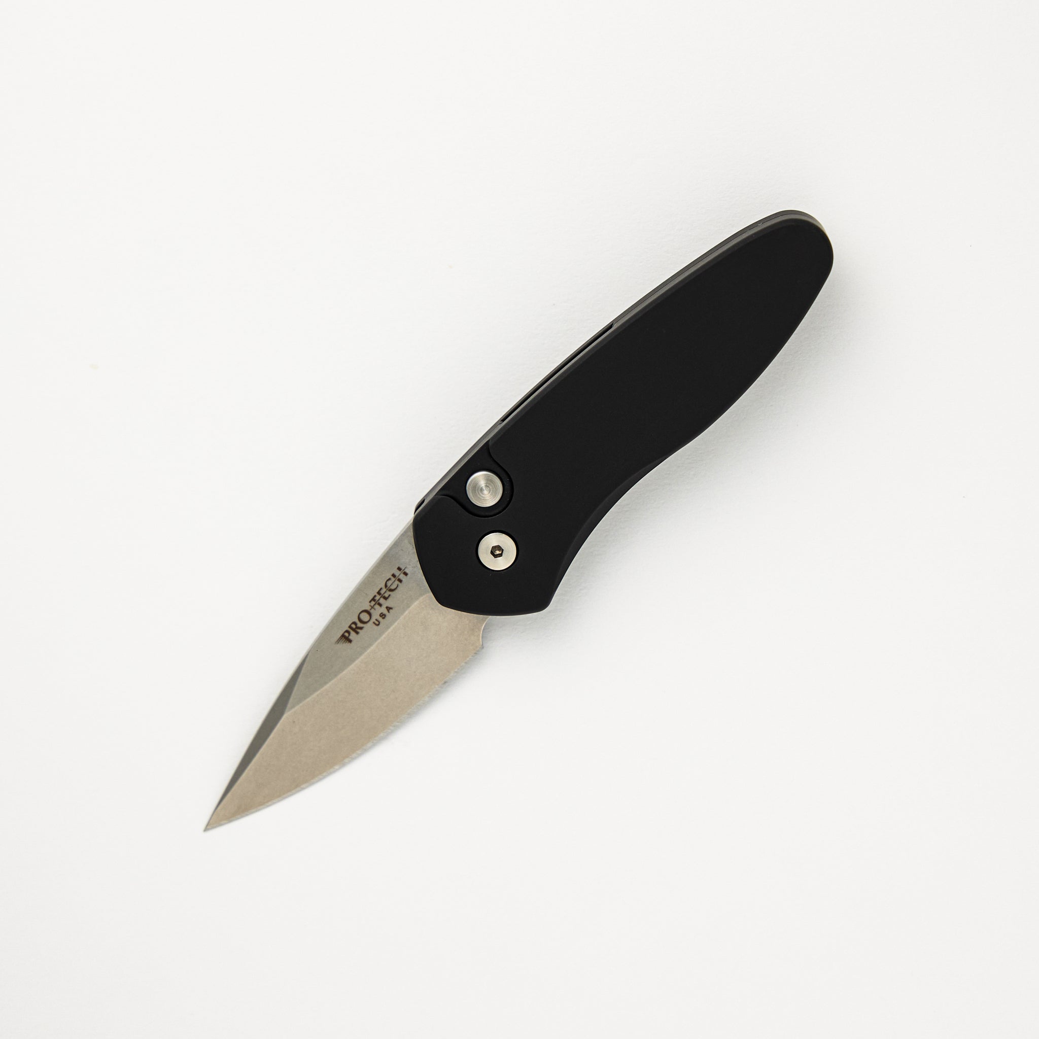 Sprint - Solid Black Aluminum Handle - Stonewash S35-VN Blade - 2905