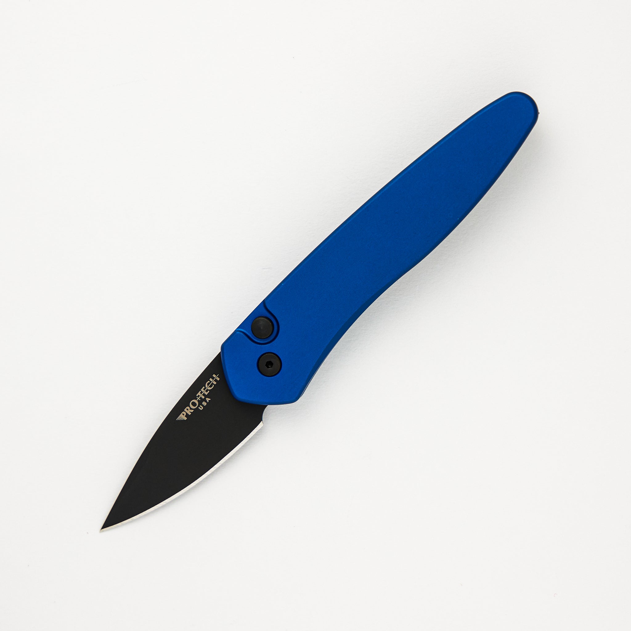 Half-Breed - Blue Aluminum Handle - Black DLC S35VN Blade - 3607-BLUE