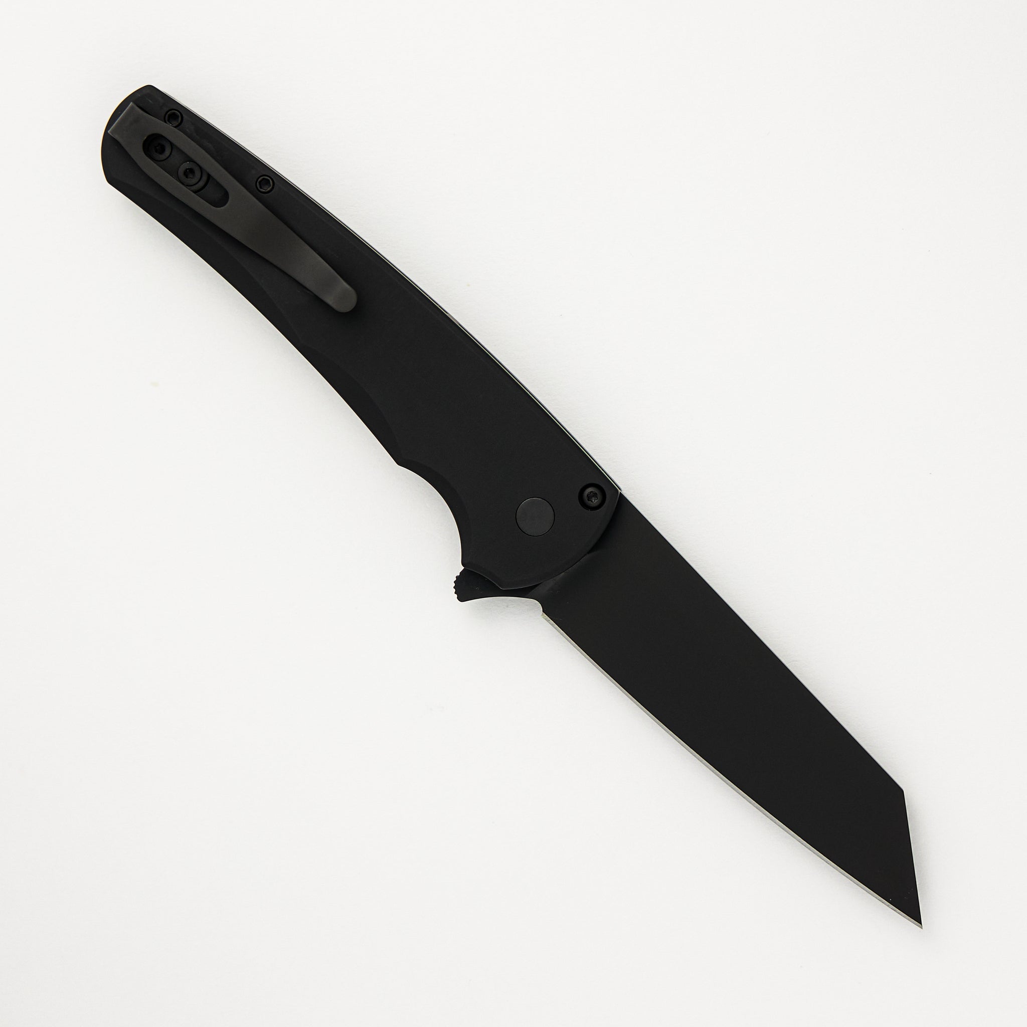 Pro-Tech Knives Malibu Flipper - 5403 Operator - Black Handle - MagnaCut Blade