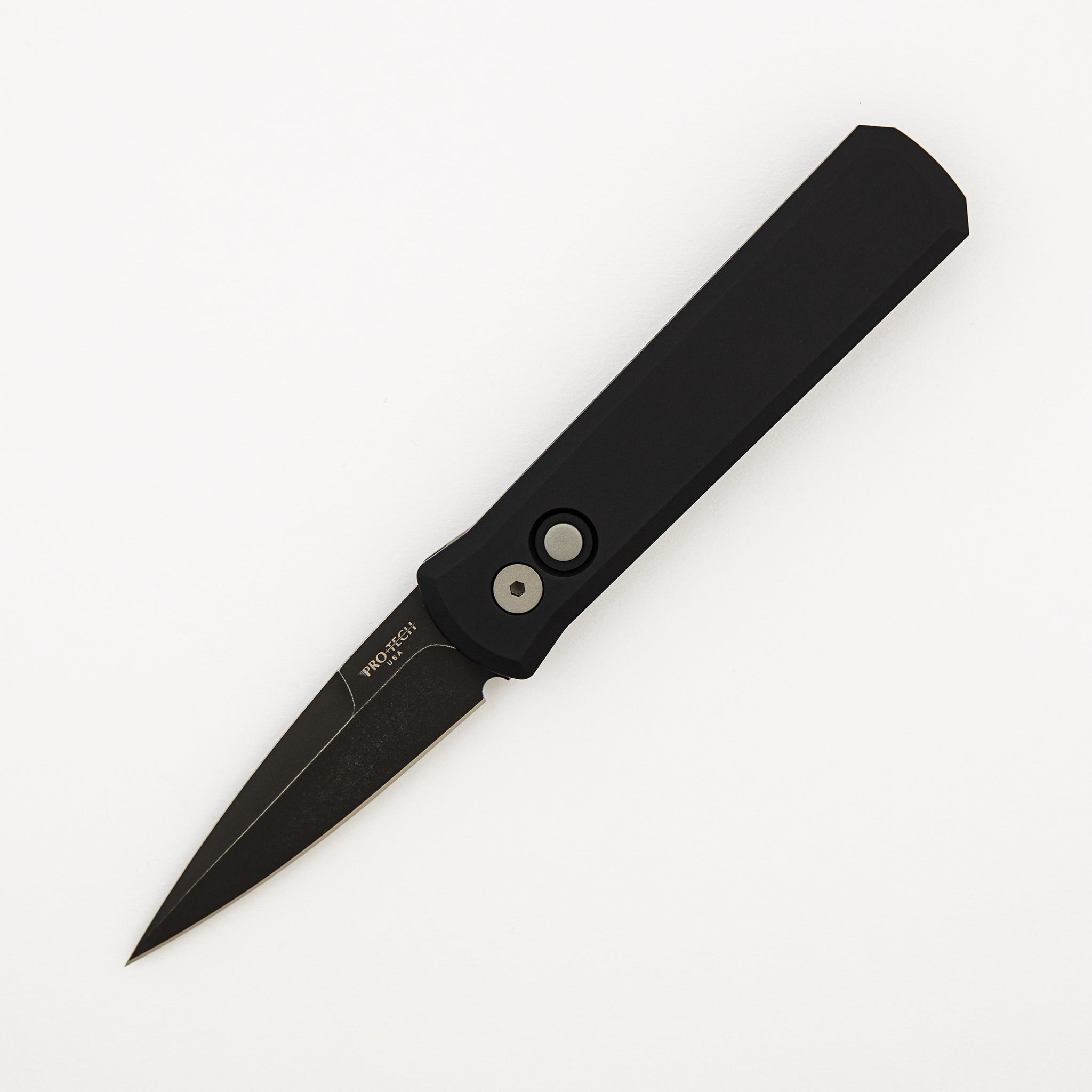 Godson – 721-DLCW - Solid Black Handle - DLC Washed 154CM Blade