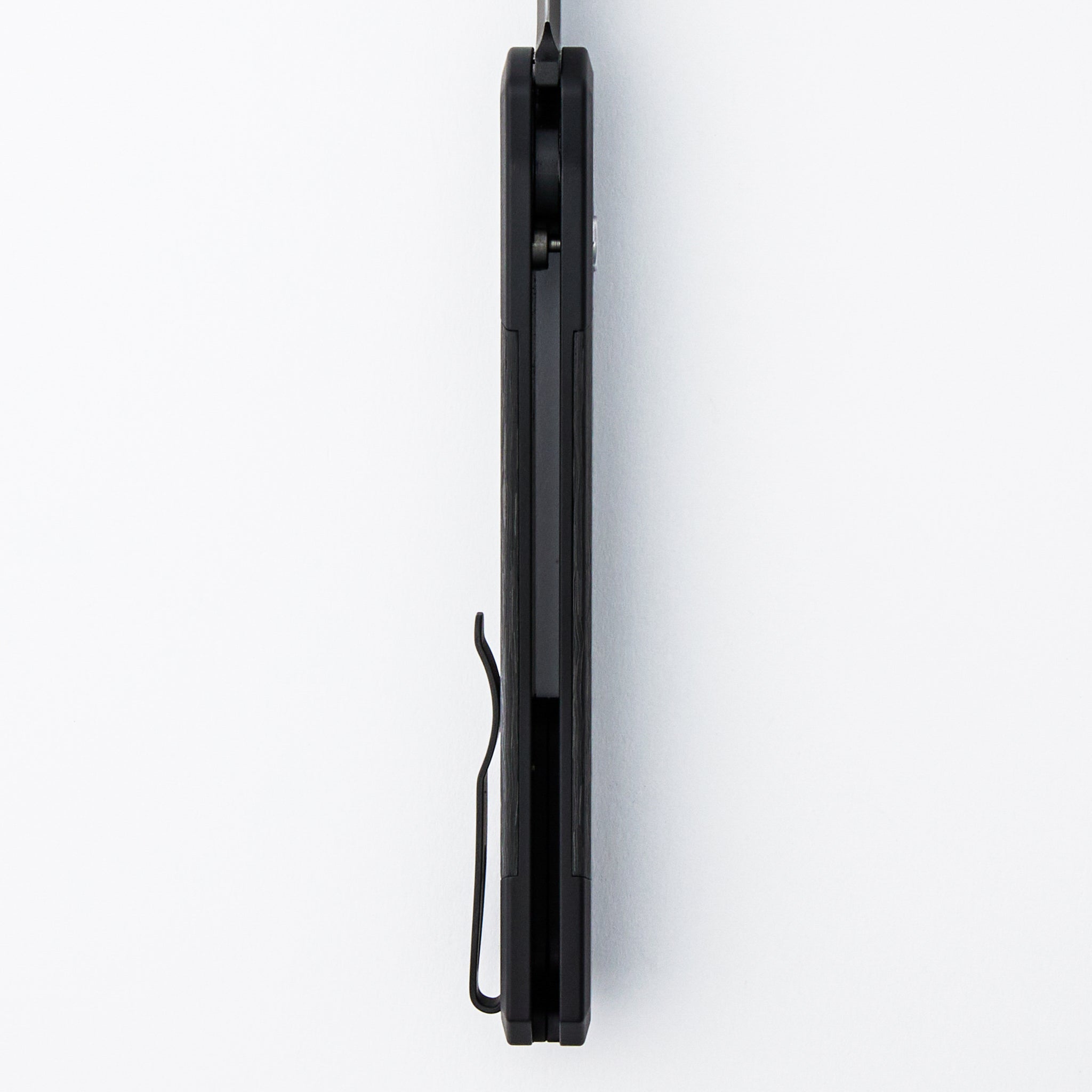 Godfather - 905-LTD TC Black - Black Aluminum Handle - Black TechnoCarbo Inlay - DLC Black 154-CM Blade - Black Lip Pearl Button