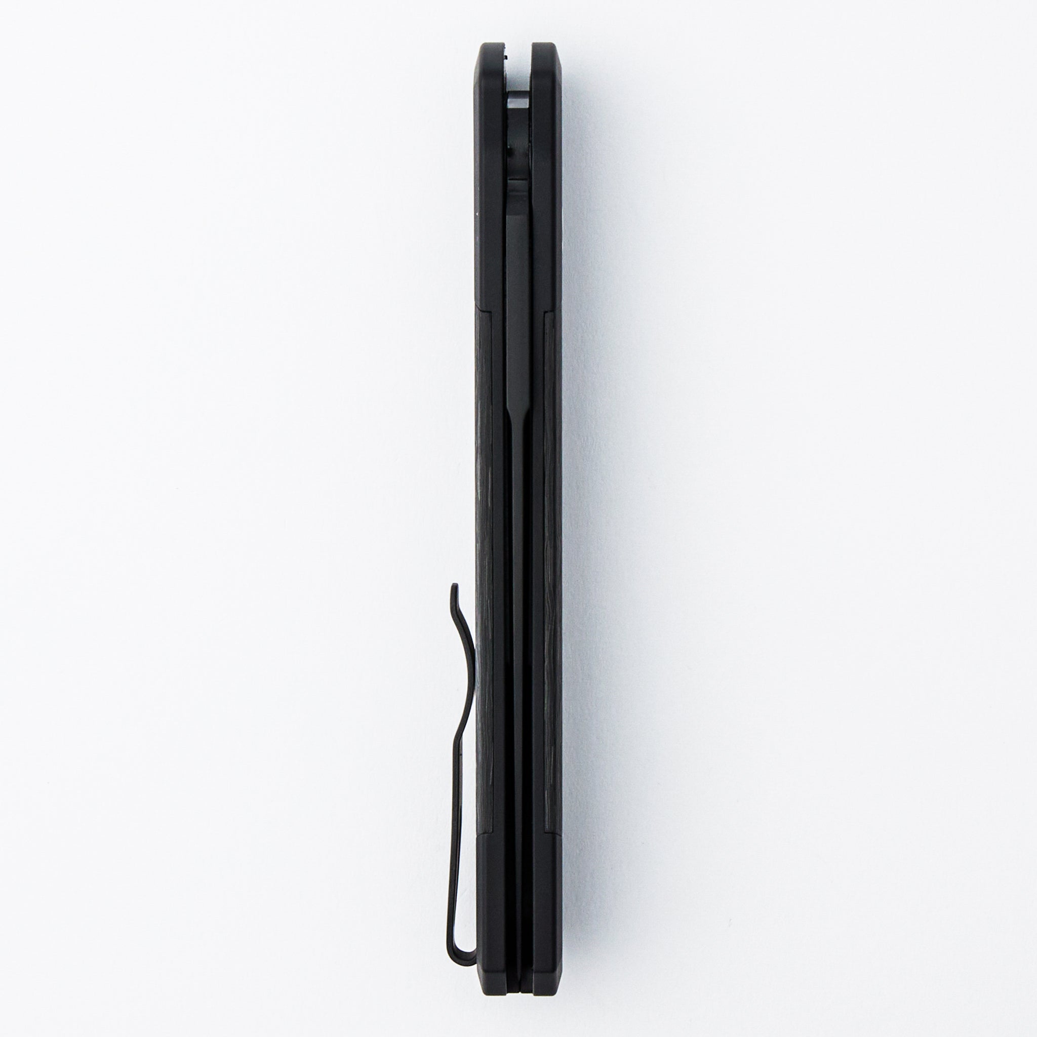 Godfather - 905-LTD TC Black - Black Aluminum Handle - Black TechnoCarbo Inlay - DLC Black 154-CM Blade - Black Lip Pearl Button