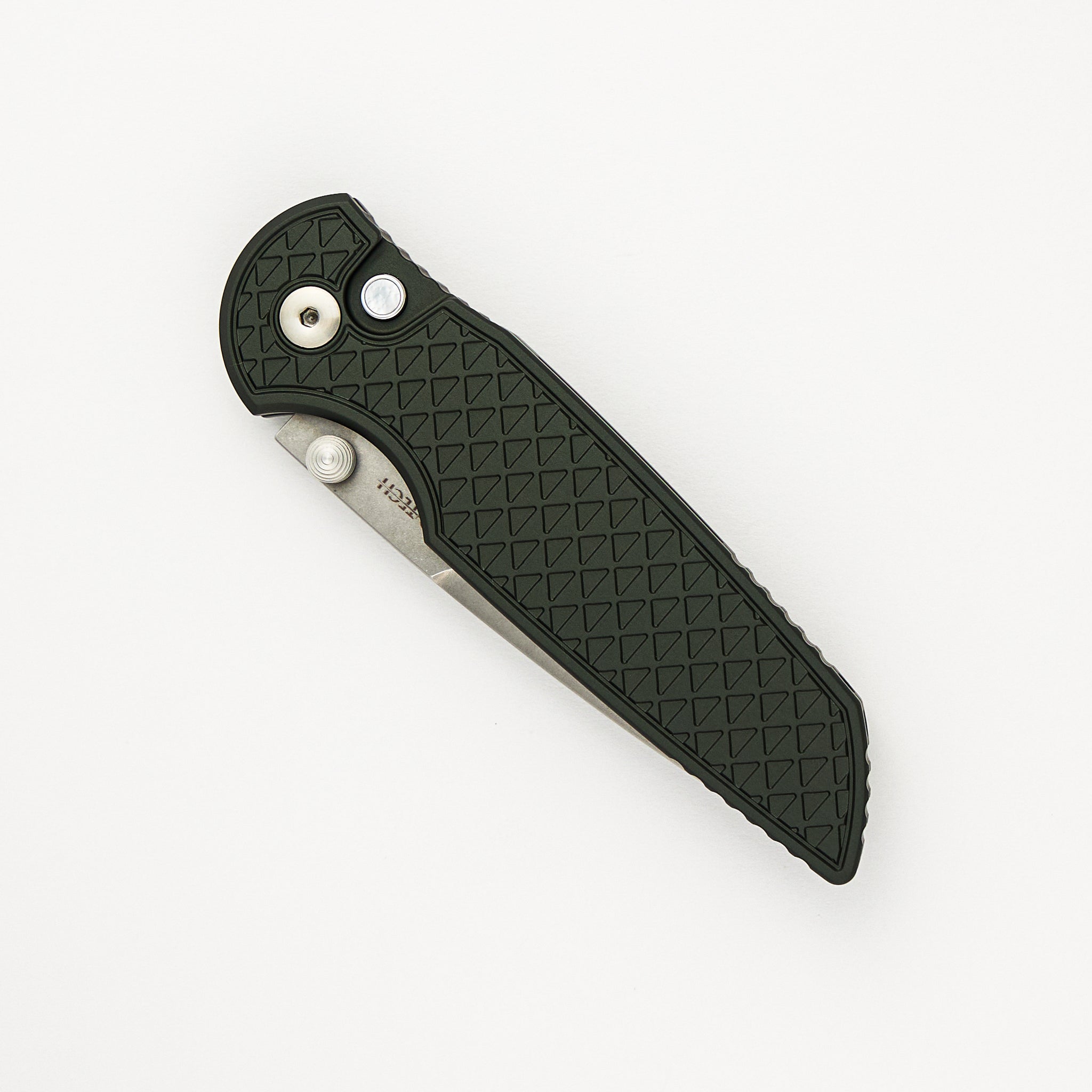 Pro-Tech Knives TR-3 Integrity - 2025 CCKS Spring - "Relic" Textured Green Handle - S35VN Blade