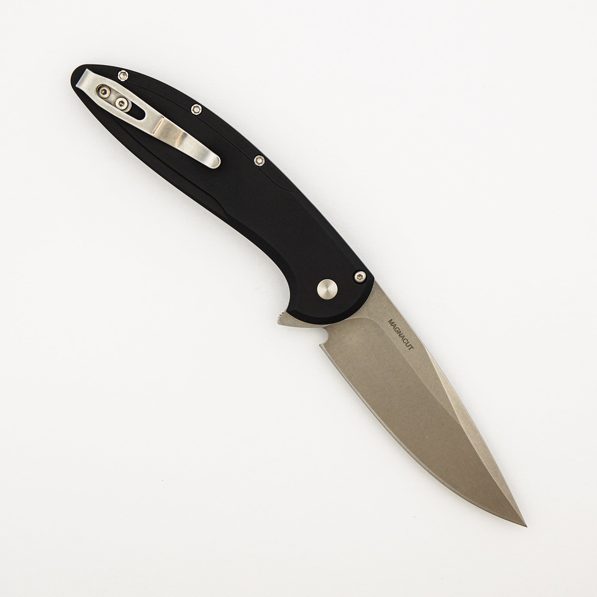 Cambria 2 - CF2101-LTD TC Red - Black Aluminum Handle - Red Techocarbo Inlay - MagnaCut Blade