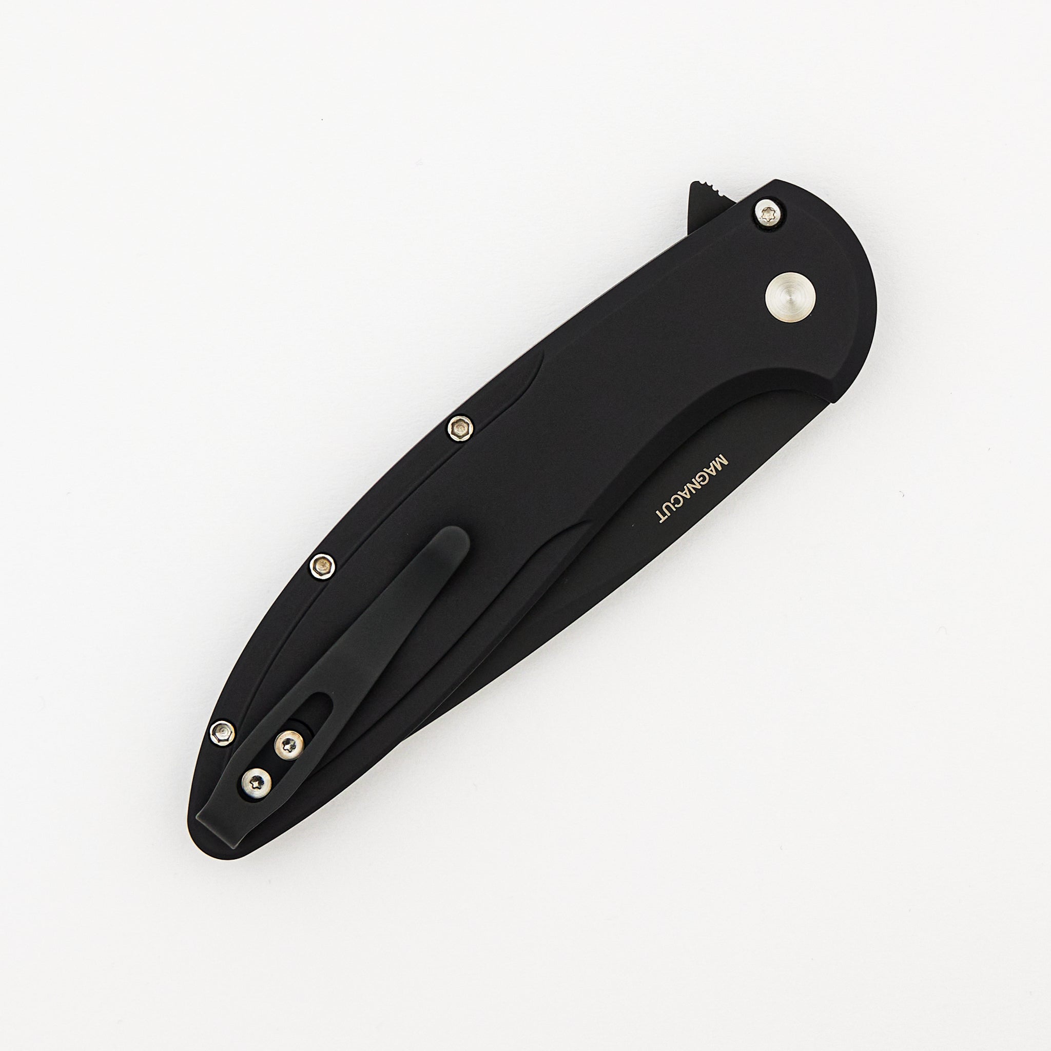 Cambria 2 - CF2103-LTD Maple - Black Aluminum Handle - Maple Burl Inlay - DLC Black MagnaCut blade