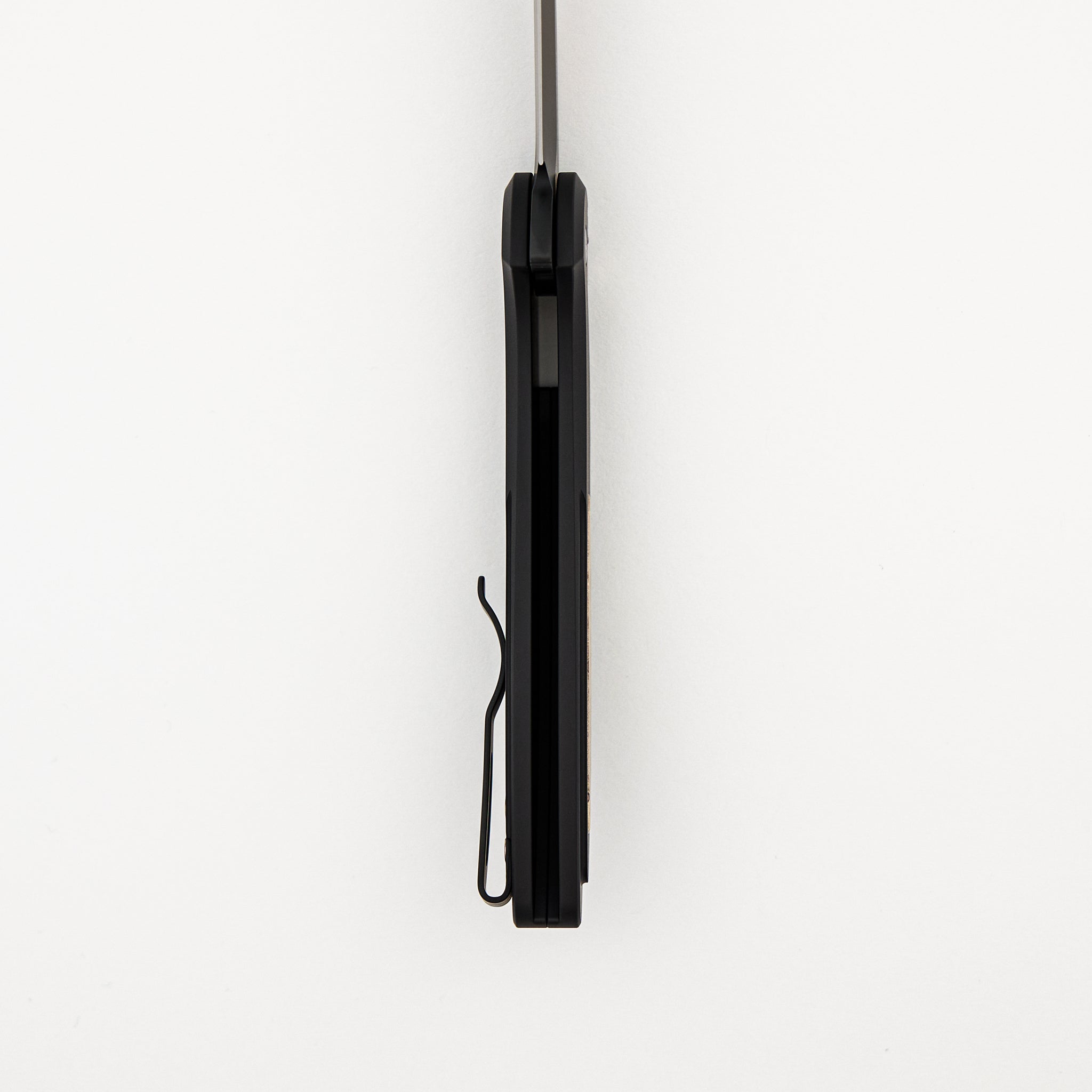 Cambria 2 - CF2103-LTD Maple - Black Aluminum Handle - Maple Burl Inlay - DLC Black MagnaCut blade