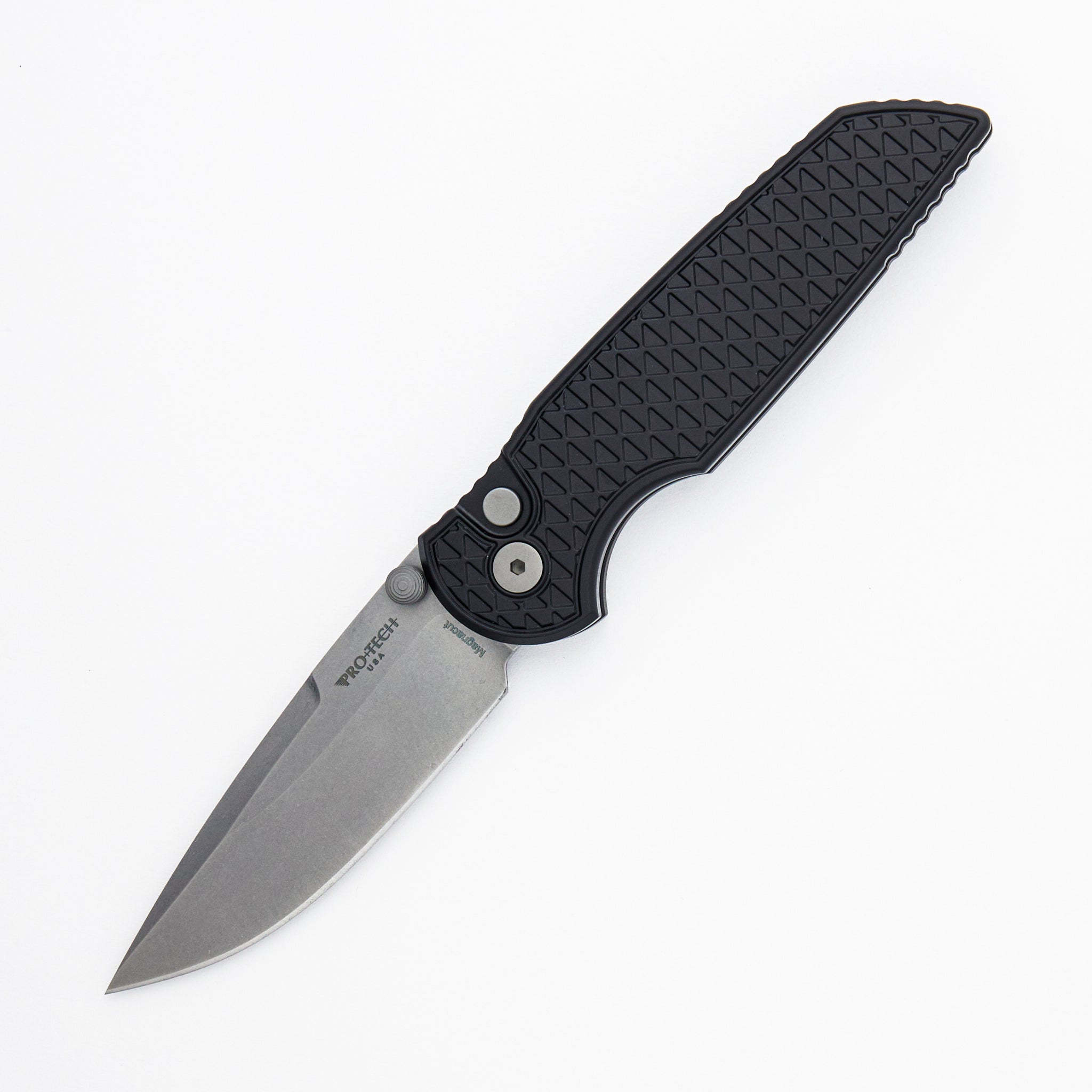 TR-3 Integrity - INT1105 - Black "Relic" Texture Handle - Stonewash MagnaCut Blade