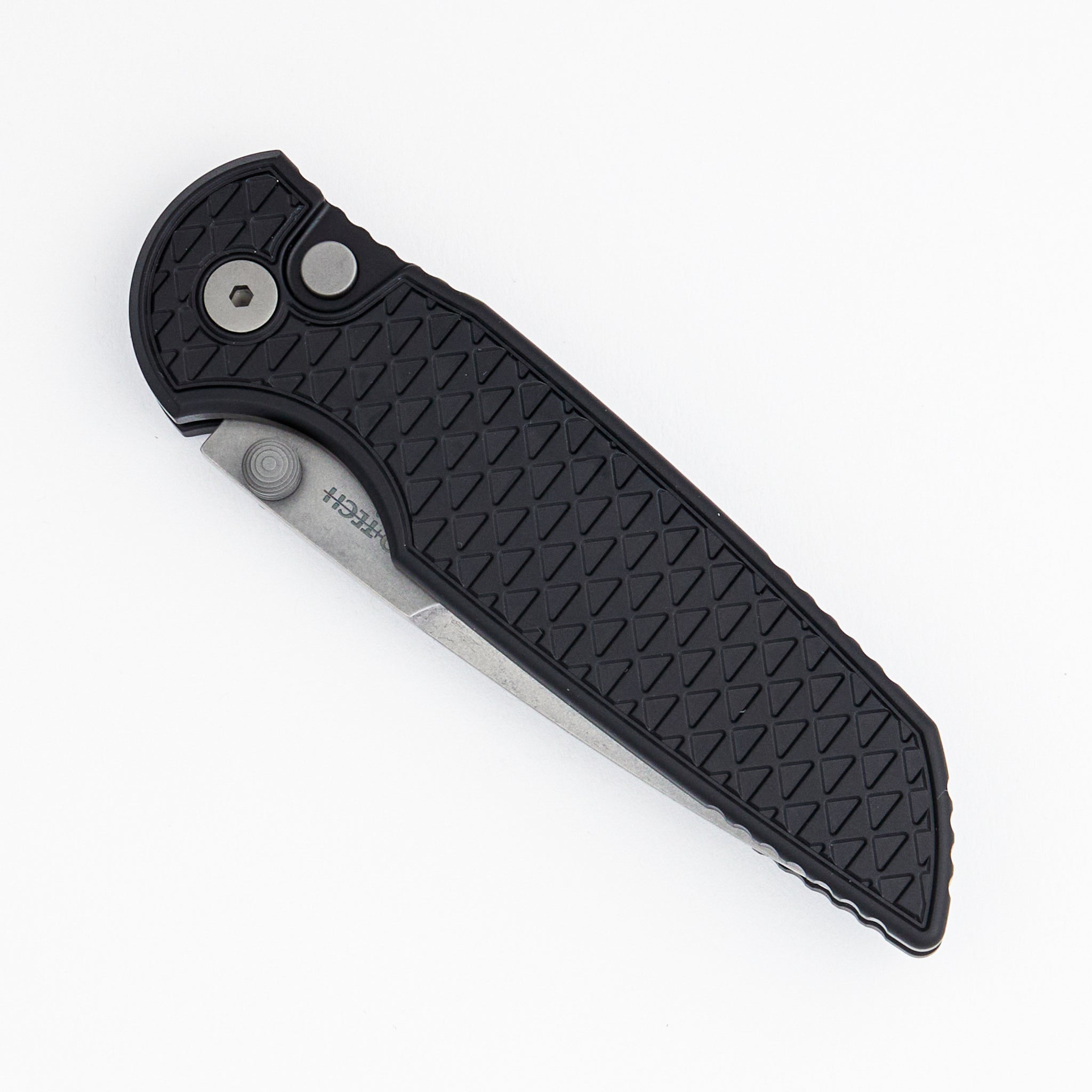TR-3 Integrity - INT1105 - Black "Relic" Texture Handle - Stonewash MagnaCut Blade
