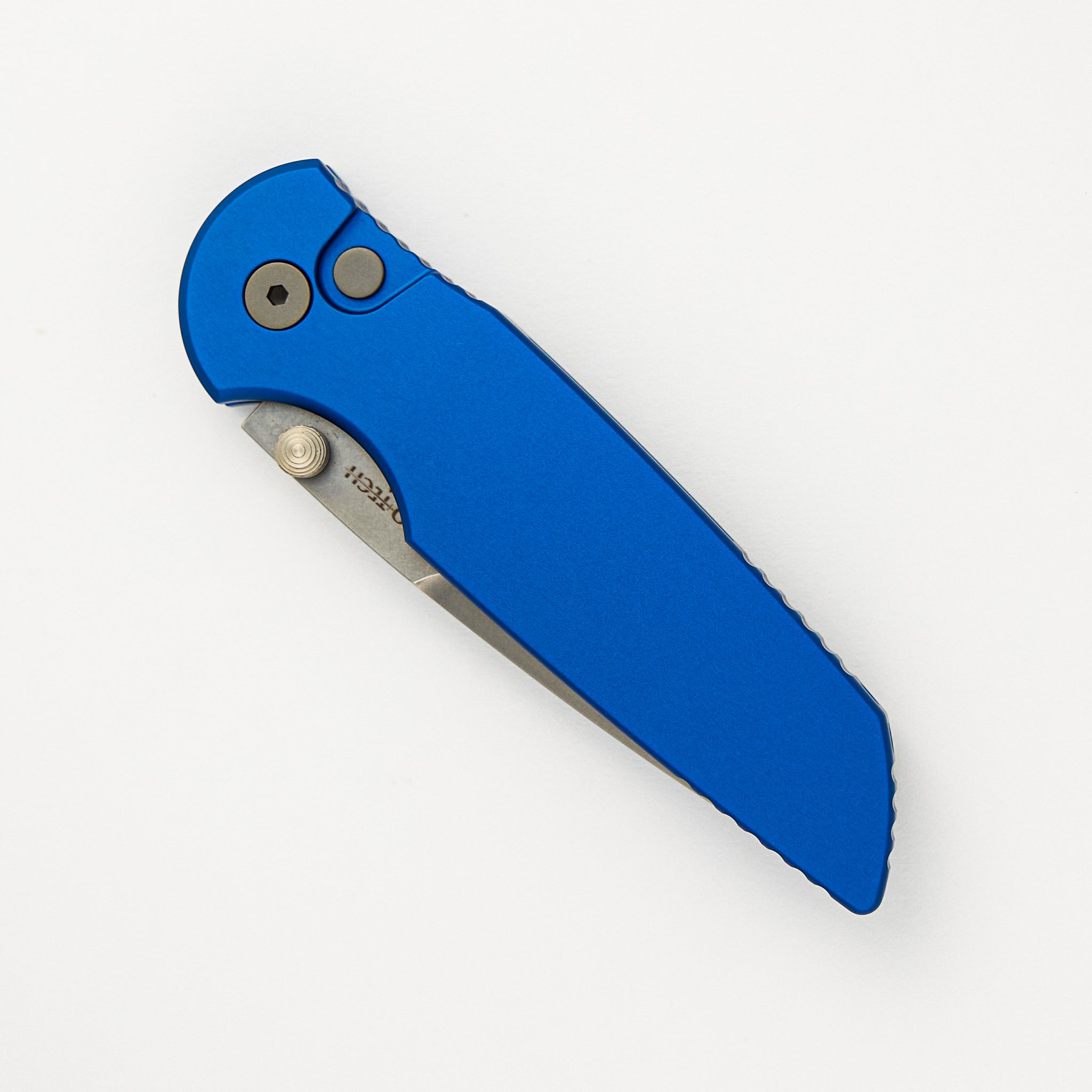 Pro-Tech Knives TR-3 Integrity - Blue Aluminum Handle - S35VN Blade - INT101-BLUE