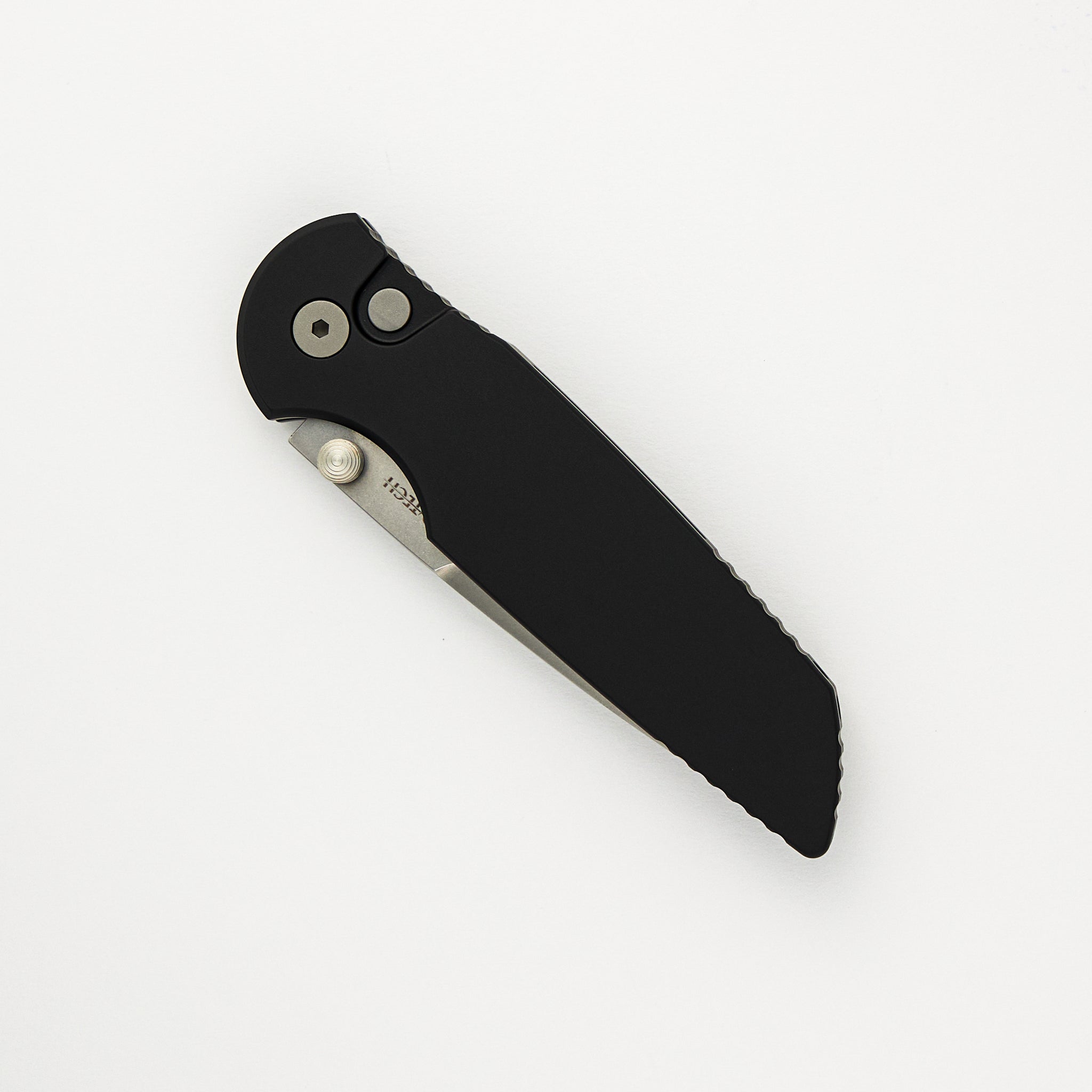 Pro-Tech Knives TR-3 Integrity - Black Aluminum Handle - S35VN Blade - INT101