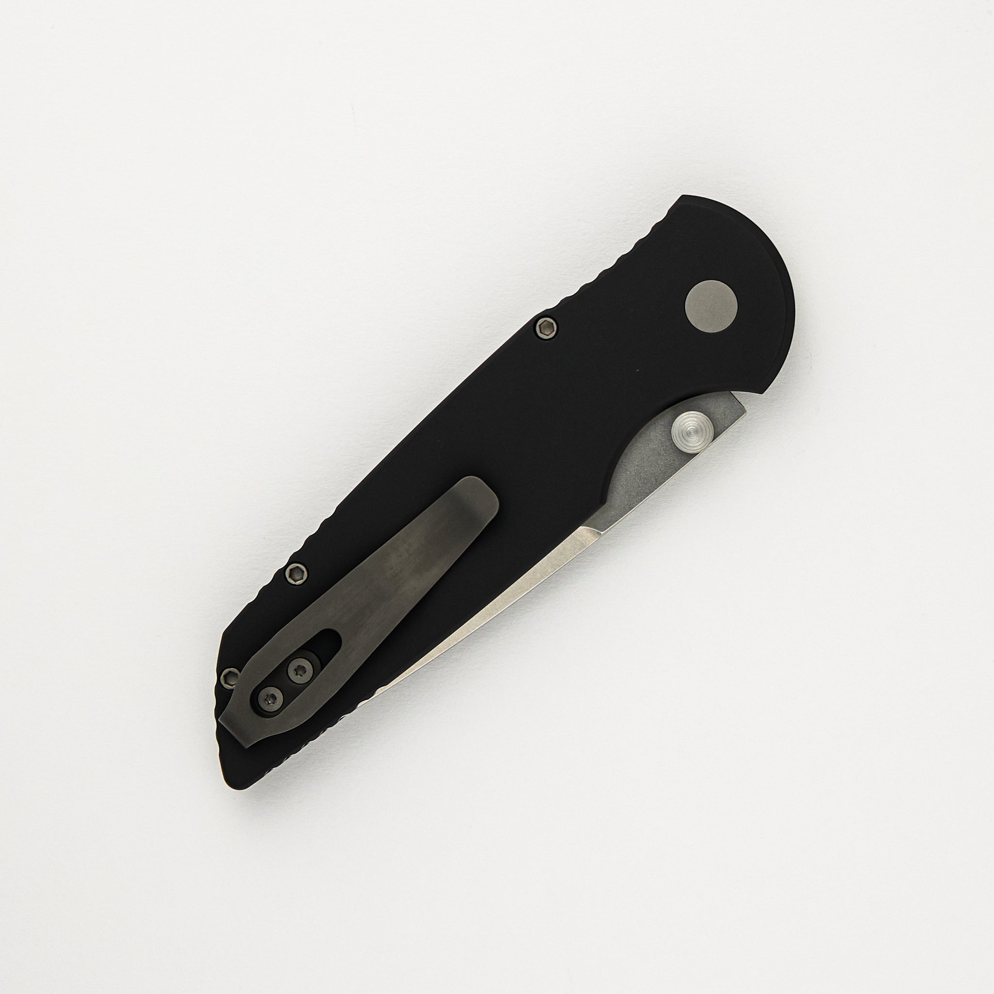 Pro-Tech Knives TR-3 Integrity - Black Aluminum Handle - S35VN Blade - INT101