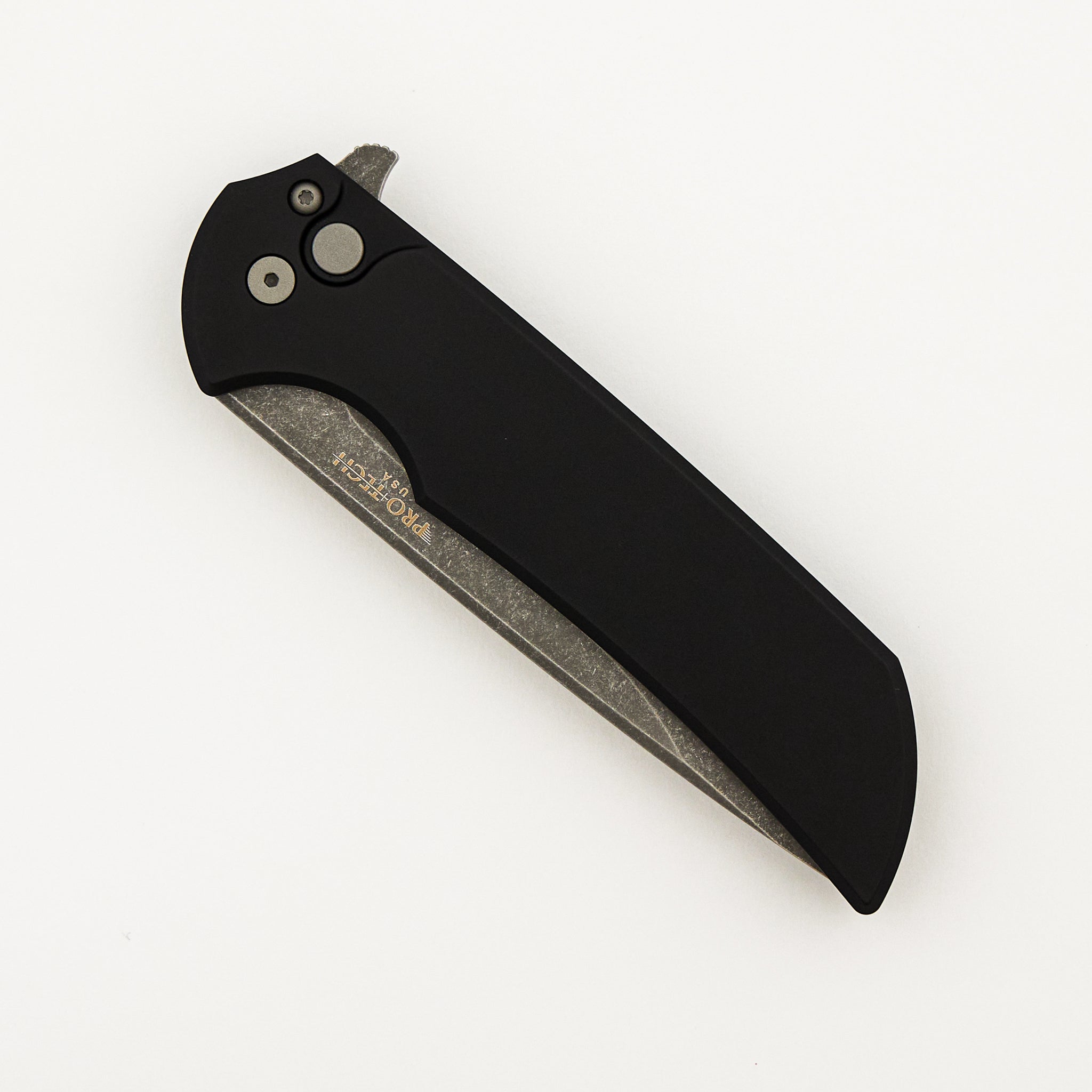 Mordax - MX101-AW 20CV - Black Aluminum Handle - Acid Wash CPM-20CV Bl