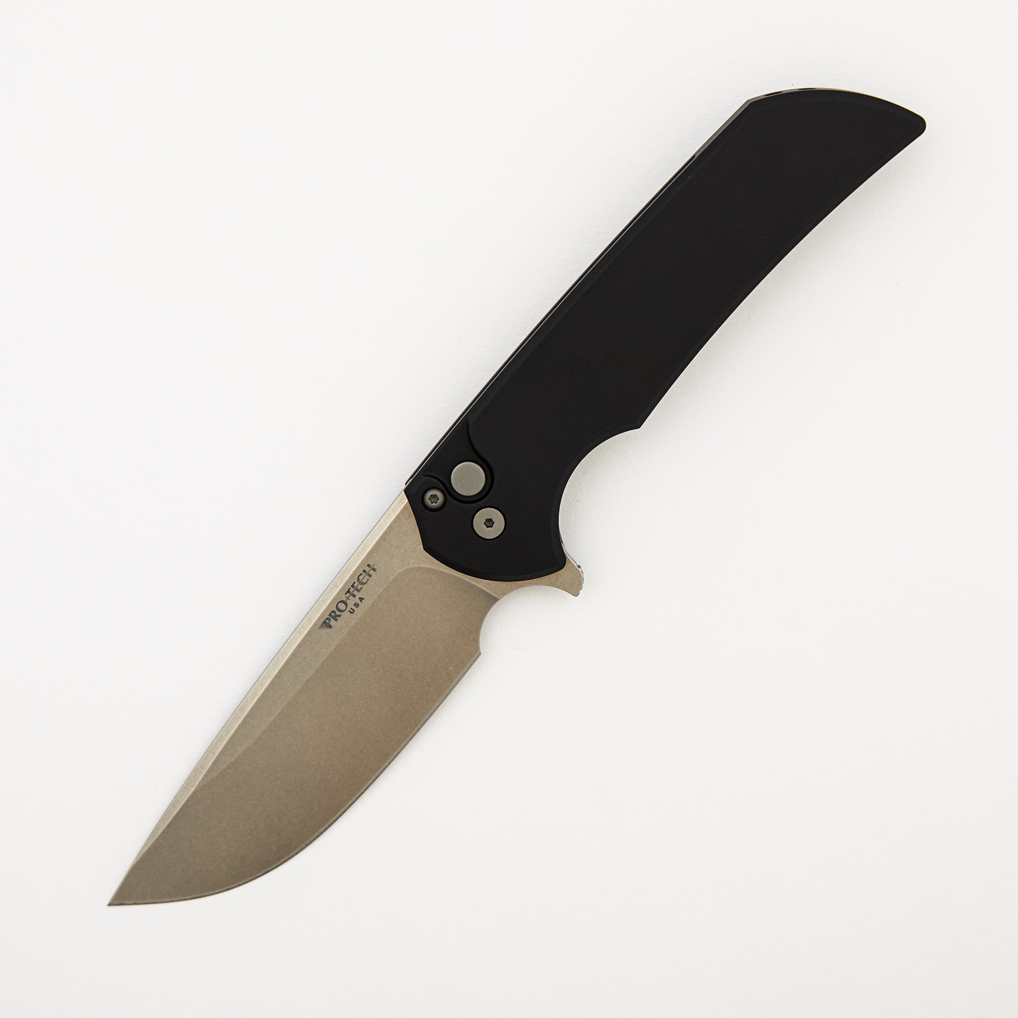 Mordax - MX101 - Solid Black Handle - Stonewash MagnaCut Blade