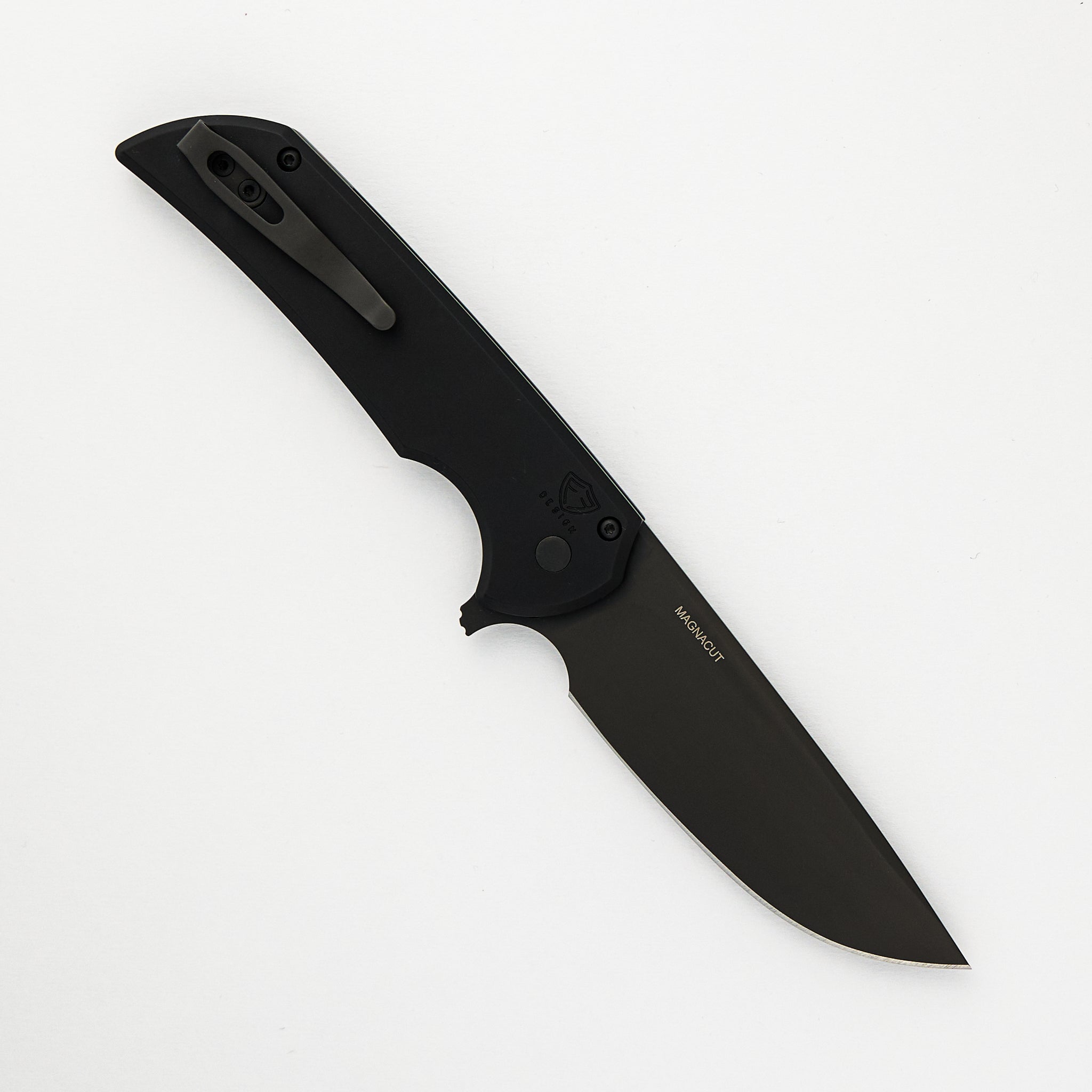 Pro-Tech Knives Mordax MX103 - Solid Black Handle, DLC Magnacut Blade