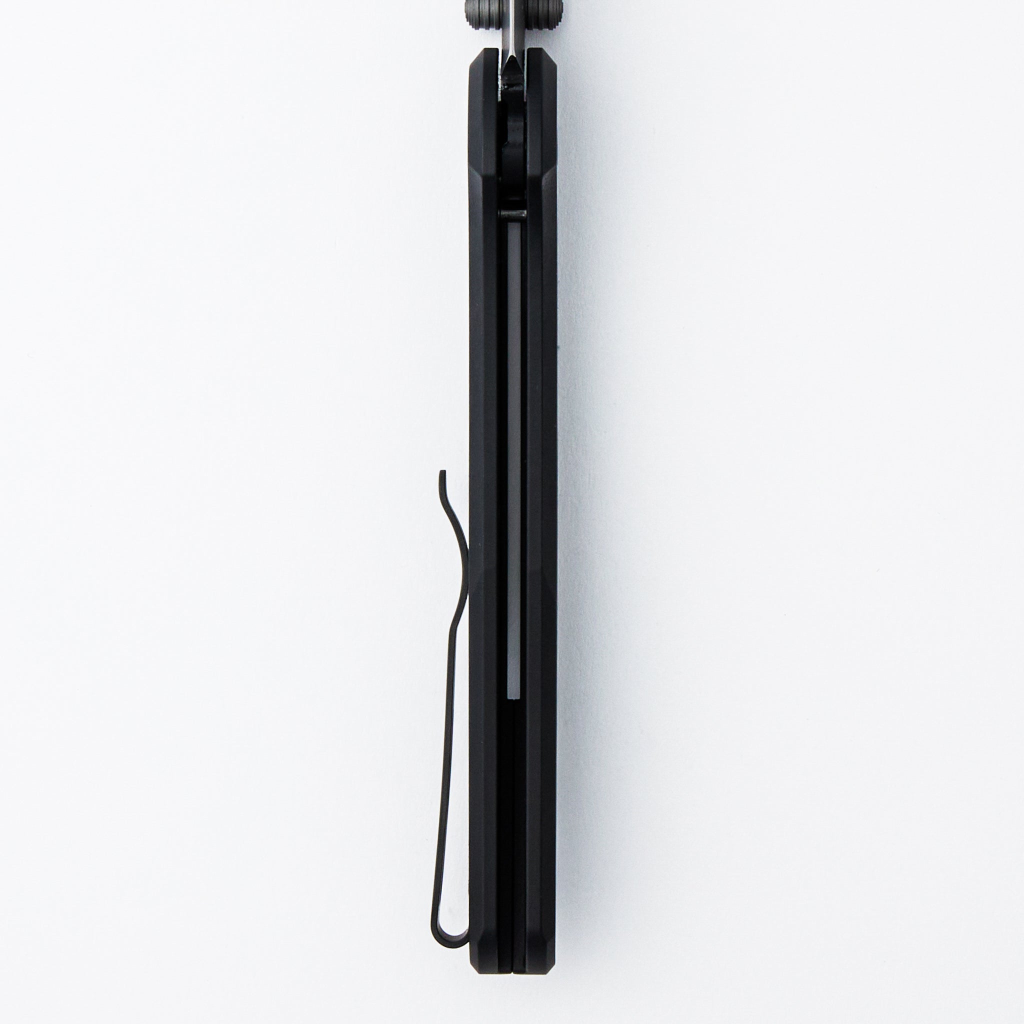 Avalon - PN1103- Knurled Black Aluminum Handle - DLC Black MagnaCut Blade (Peace Neighbor Design)