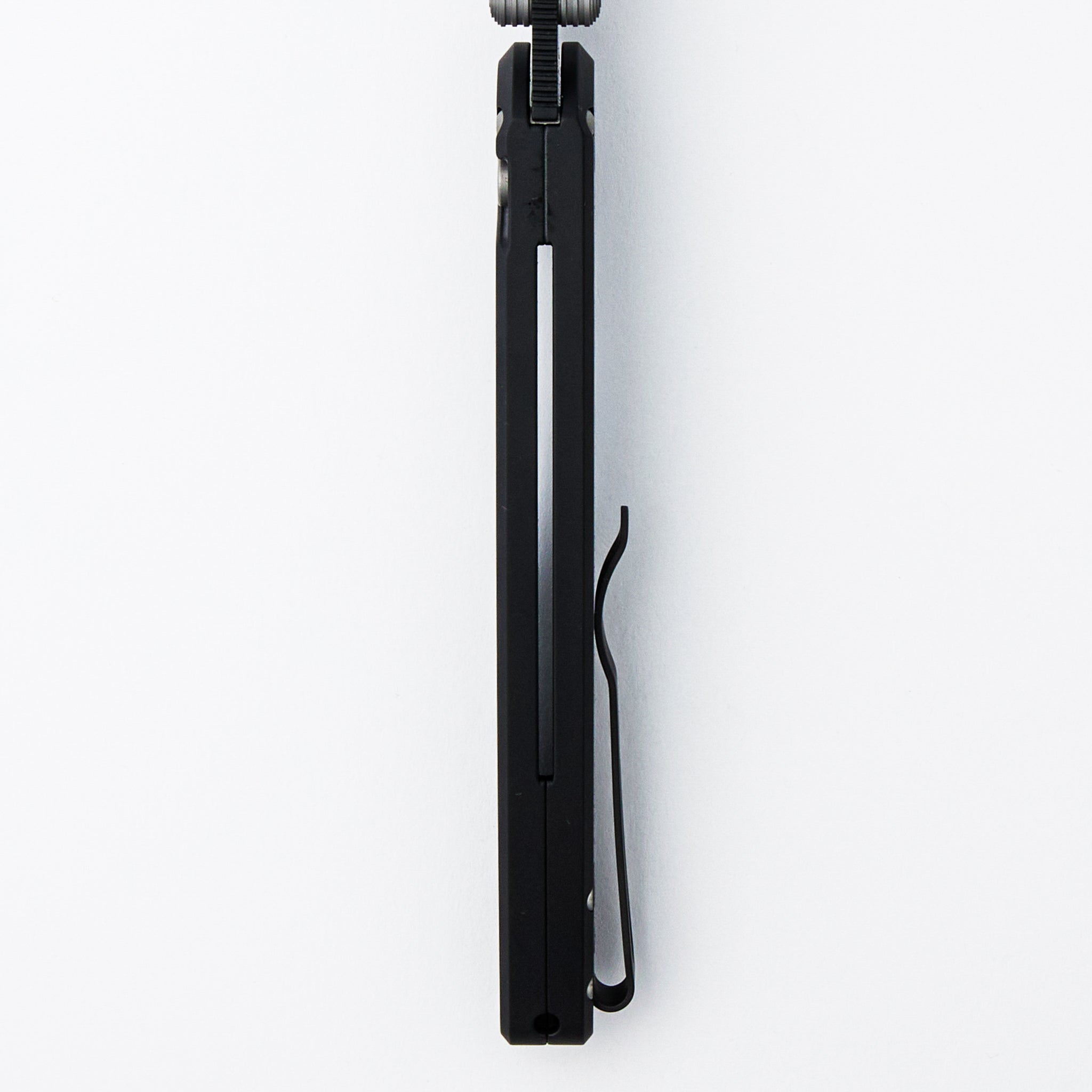 Avalon - PN1103- Knurled Black Aluminum Handle - DLC Black MagnaCut Blade (Peace Neighbor Design)